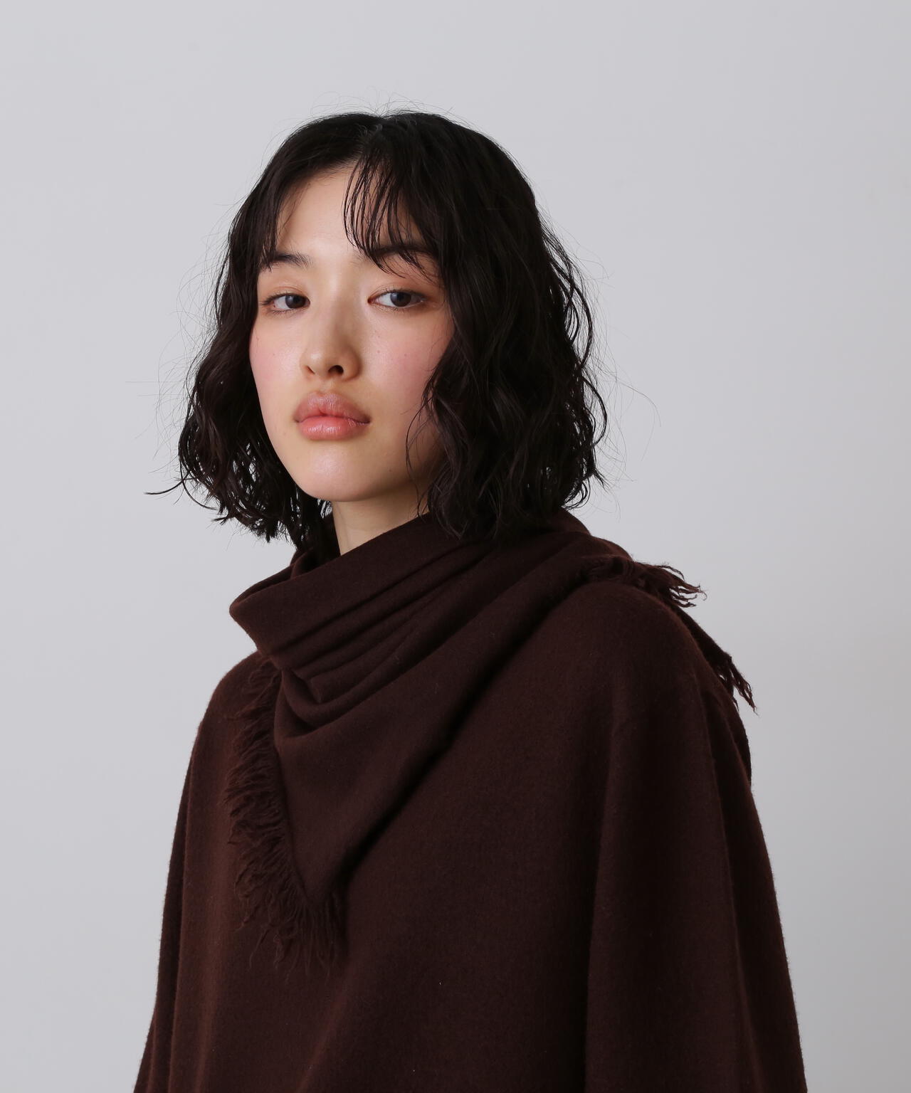 YLEVE イレーヴ ヘリンボーン編みフィッシャーマンオーバーニット 肉厚 YLEVE イレーヴ ヘリンボーン編みフィッシャーマンオーバーニット 肉厚