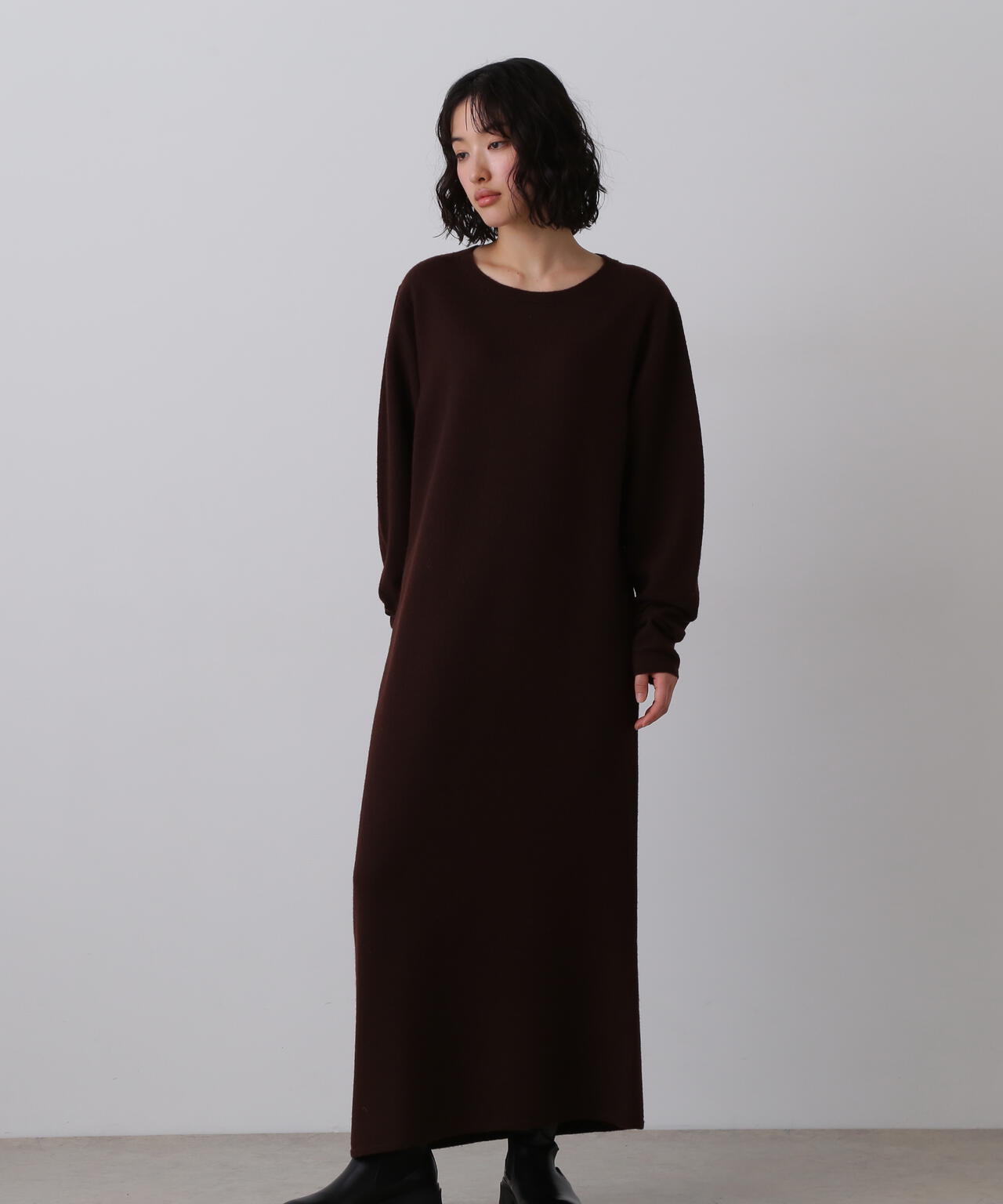 YLÈVE / ULTARAFINE MERINO WOOL MILLED KNIT ONE PIECE | YLÈVE