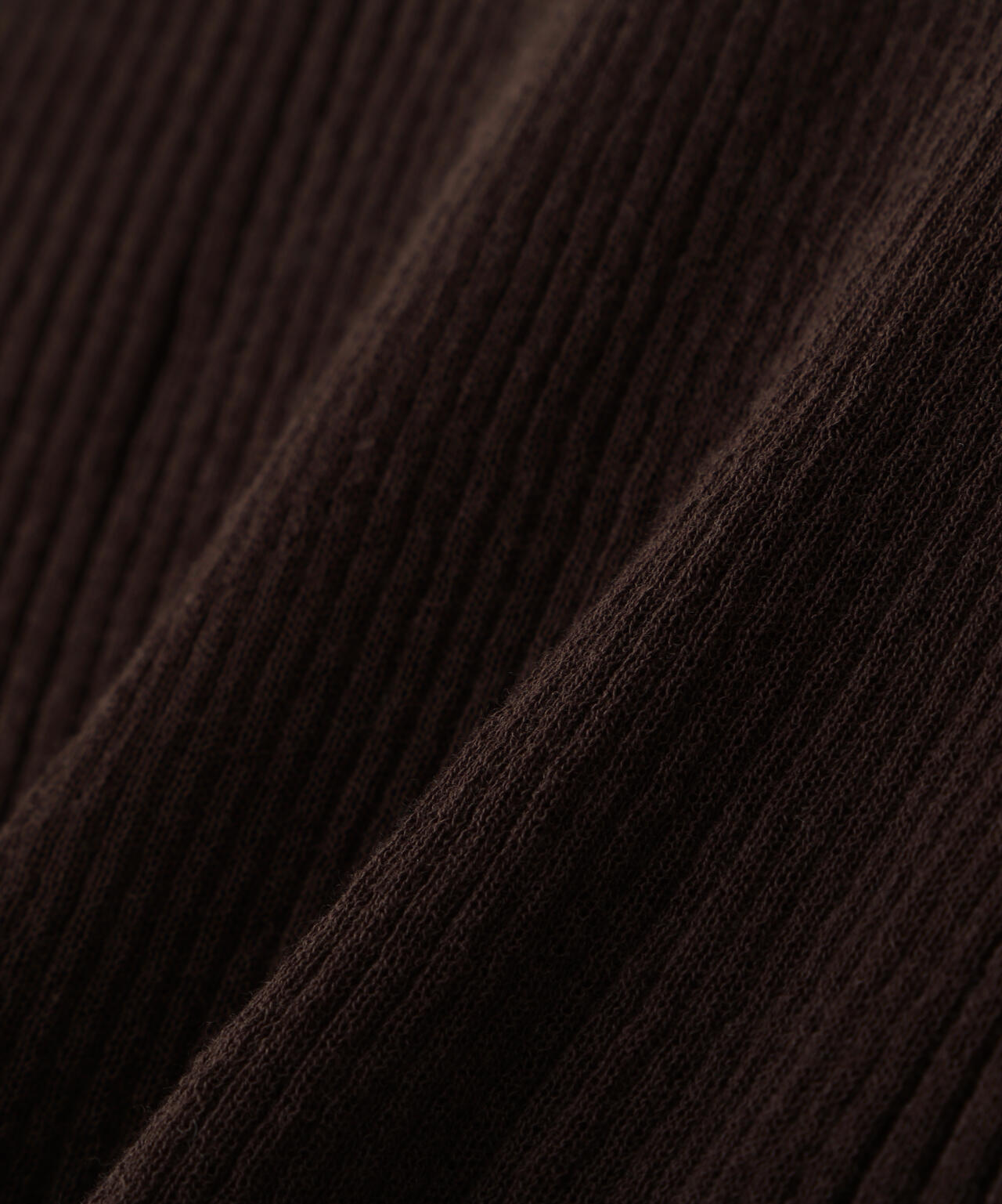 YLÈVE / SHEER RIB KNIT LONG SLEEVE POLO