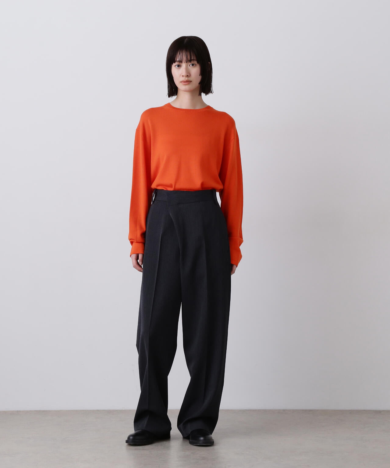 YLÈVE / SUPERFINE 120’S WOOL KNIT PULL OVER