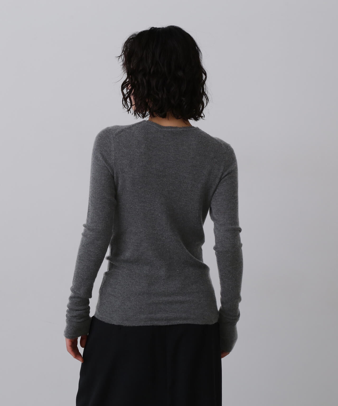 YLÈVE / CASHMERE SILK KNIT PULL OVER