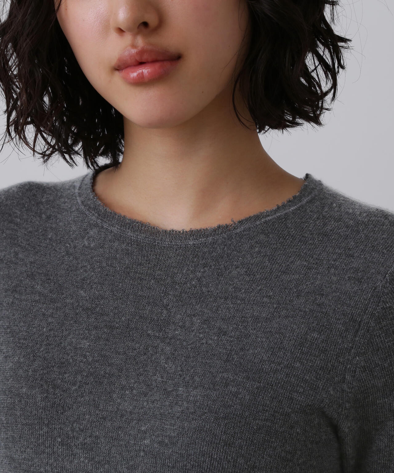 YLÈVE / CASHMERE SILK KNIT PULL OVER