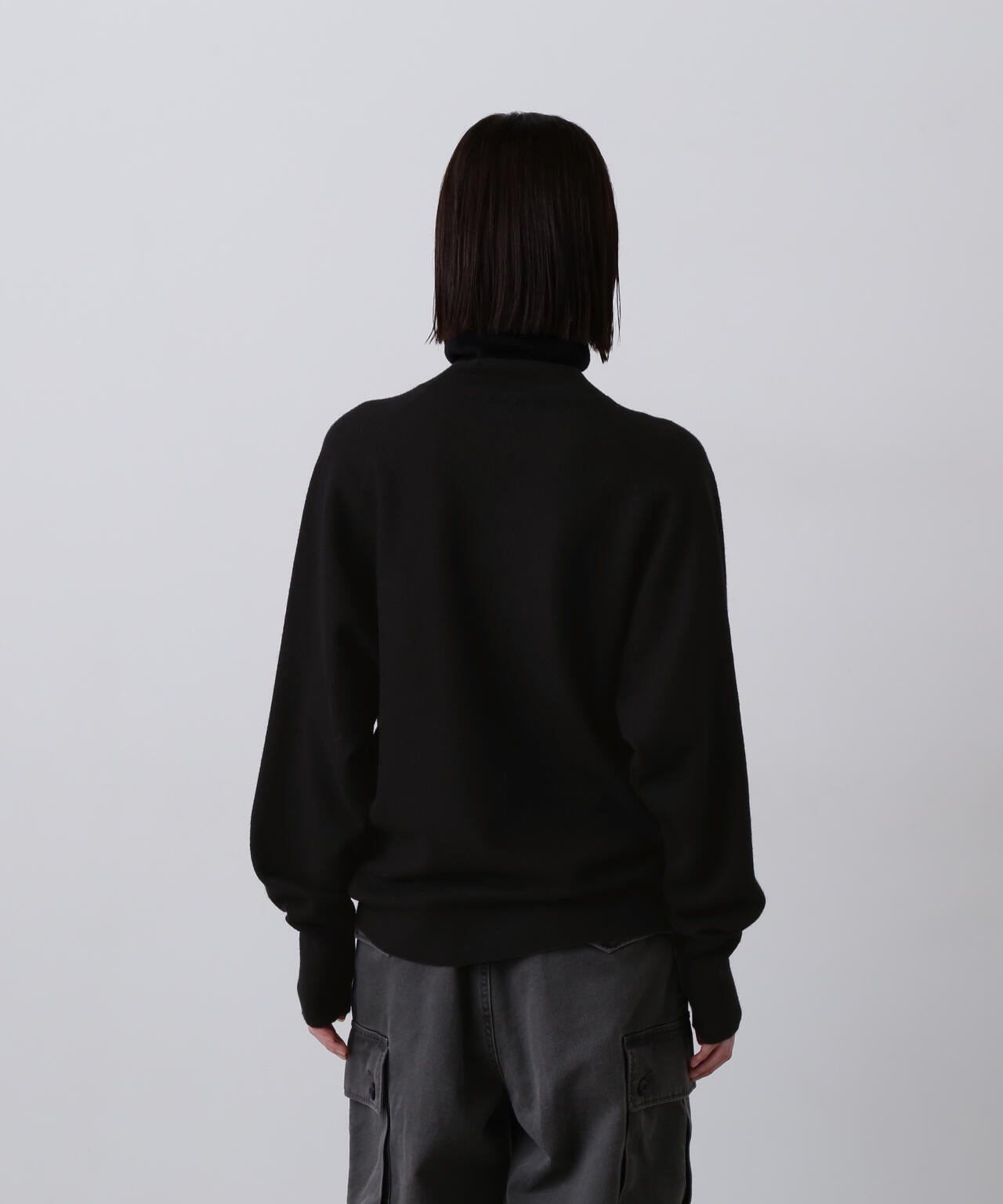 YLÈVE / ULTARAFINE MERINO WOOL MILLED KNIT PULL OVER | YLÈVE