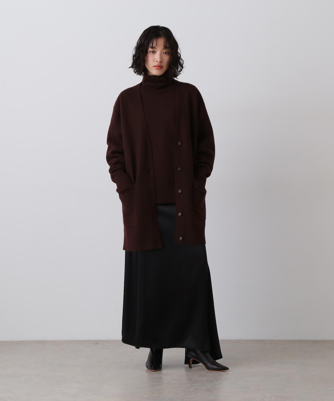 YLÈVE / ULTARAFINE MERINO WOOL MILLED KNIT PULL OVER | YLÈVE