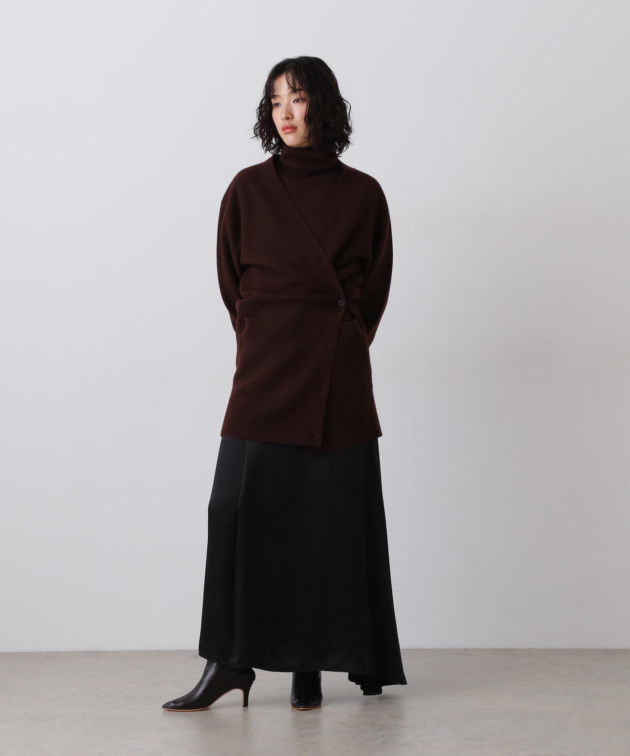 YLÈVE / ULTARAFINE MERINO WOOL MILLED KNIT PULL OVER | YLÈVE