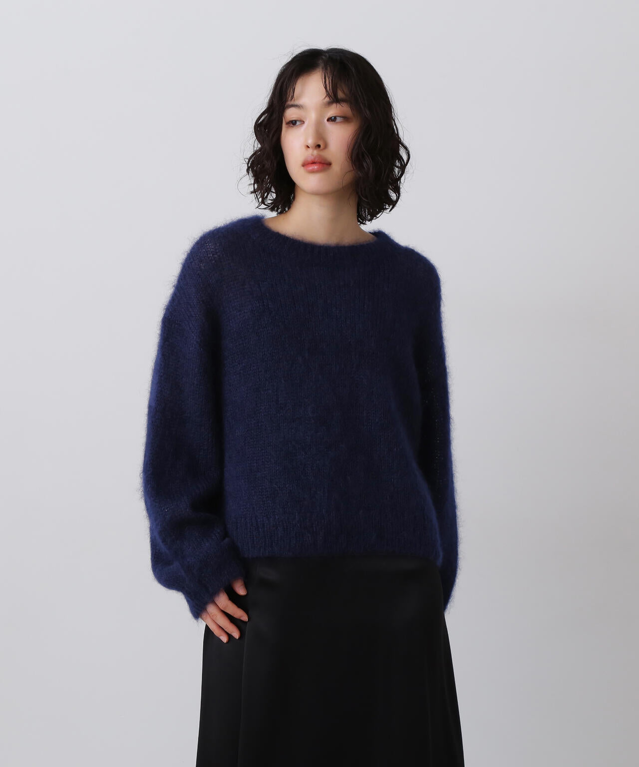 YLÈVE / MOHAIR SILK KNIT PULL OVER | YLÈVE（イレーヴ） ｜【公式