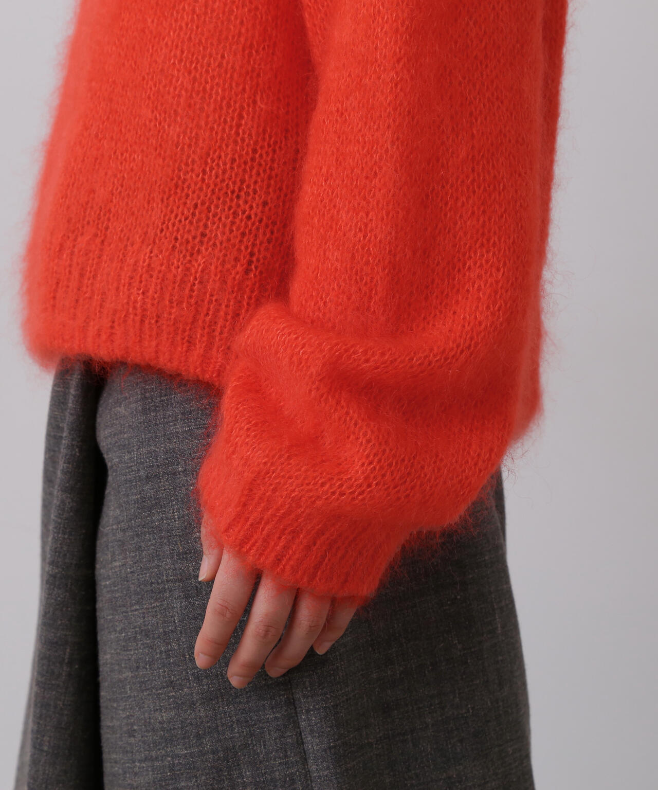 YLÈVE / MOHAIR SILK KNIT PULL OVER