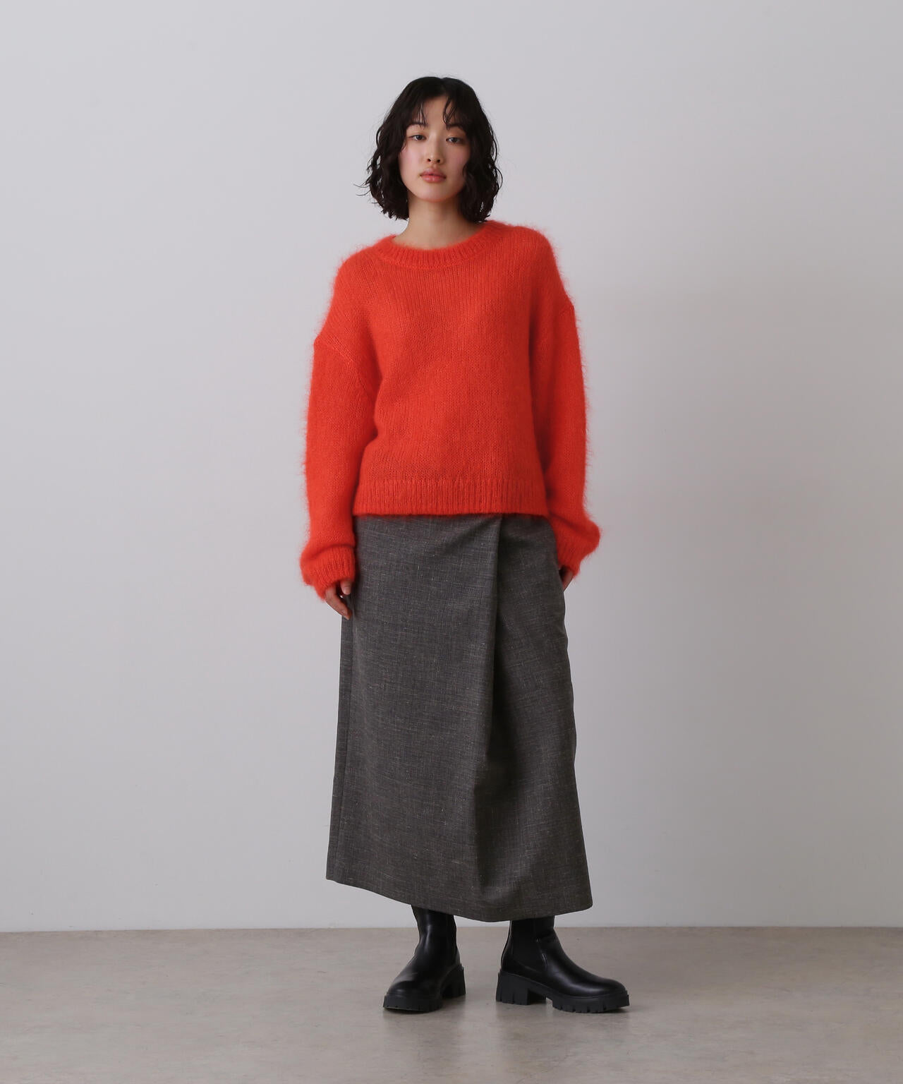 YLÈVE / MOHAIR SILK KNIT PULL OVER
