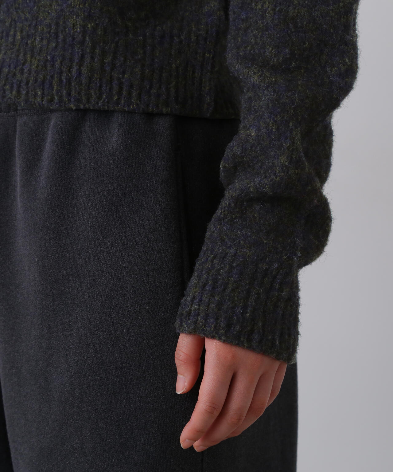 YLEVE / ITARIAN MERINO WOOL MELANGE KNIT PULL OVER | YLÈVE