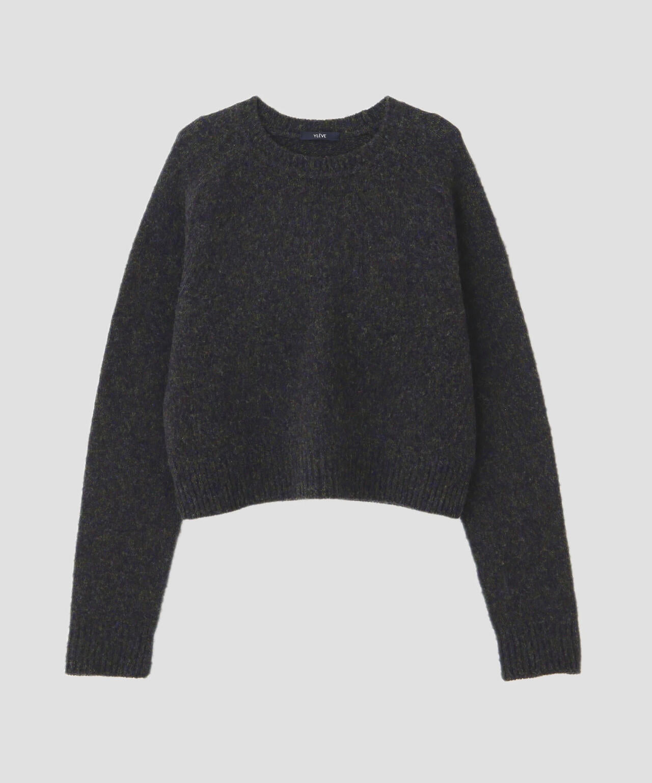 YLEVE / ITARIAN MERINO WOOL MELANGE KNIT PULL OVER | YLÈVE