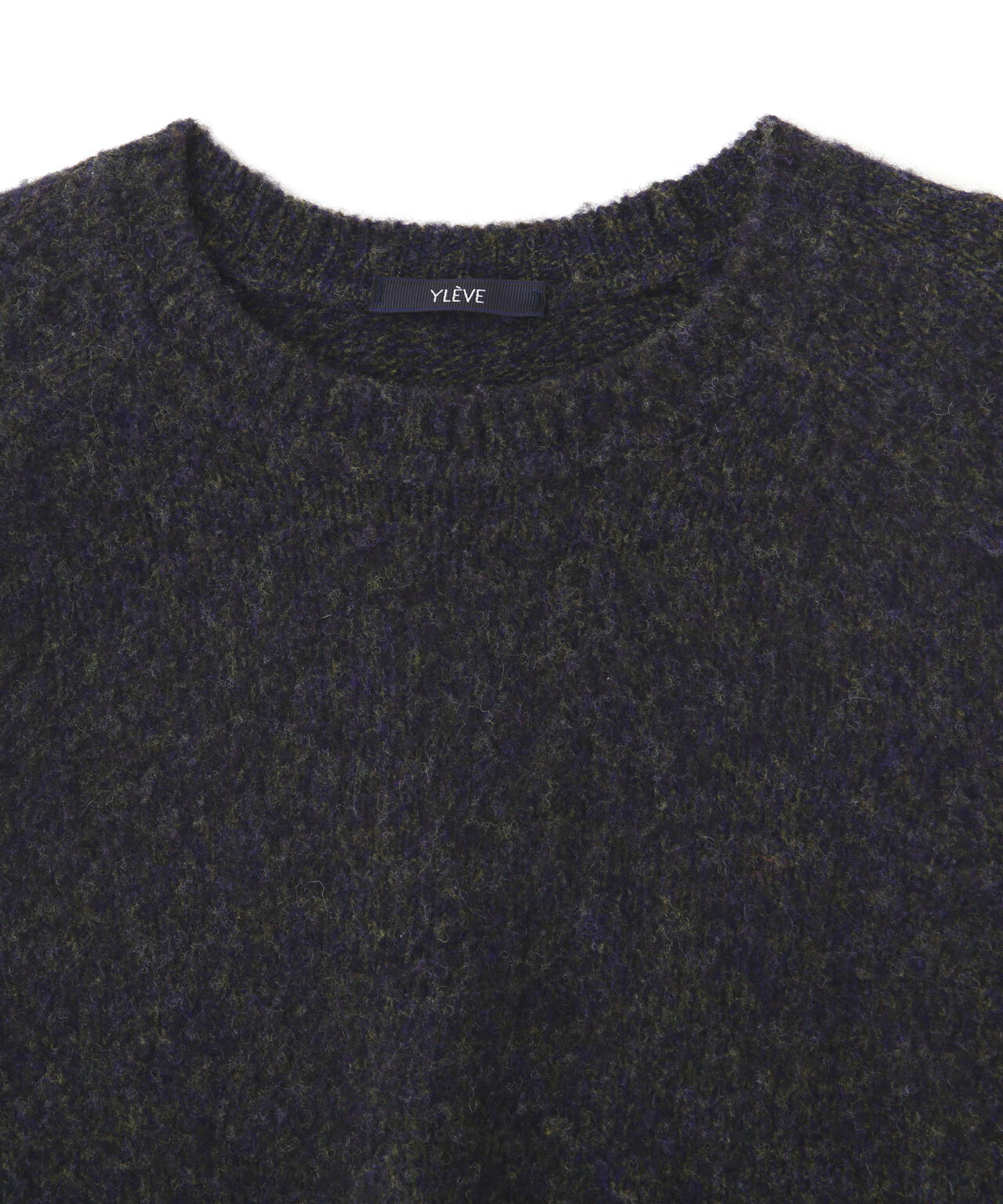 YLEVE / ITARIAN MERINO WOOL MELANGE KNIT PULL OVER | YLÈVE