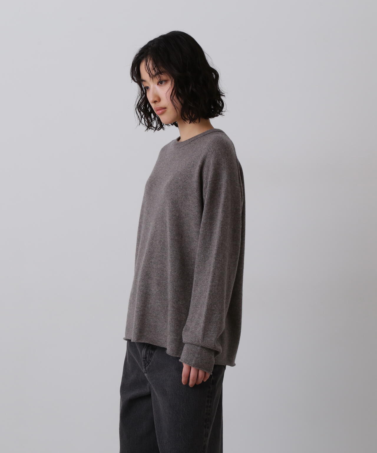 YLÈVE / CASHMERE KNIT T‐SHIRT