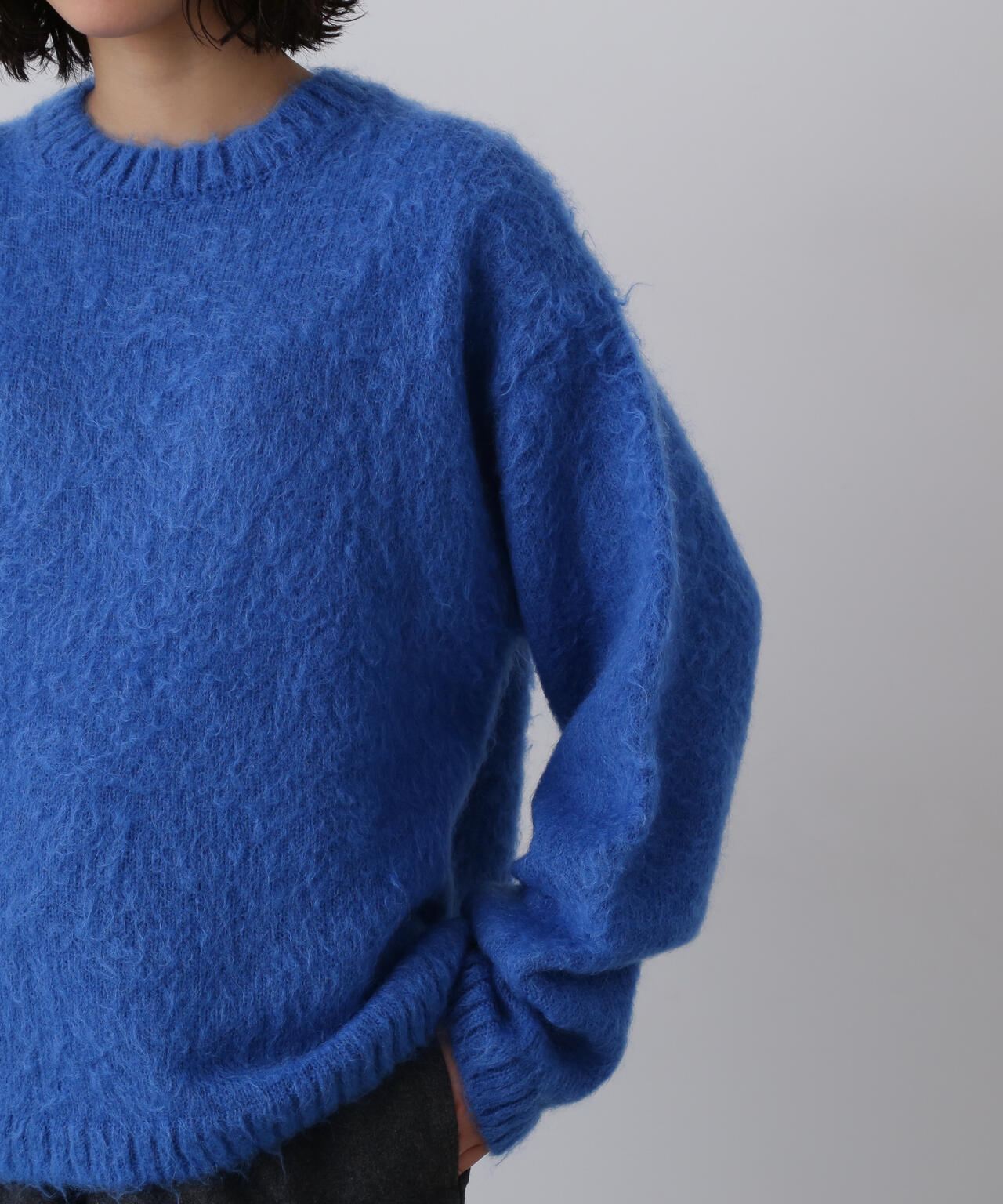 YLEVE イレーヴ モヘアウールハンドニット ゆったり YLEVE イレーヴ モヘアウールハンドニット ゆったり - メルカリ