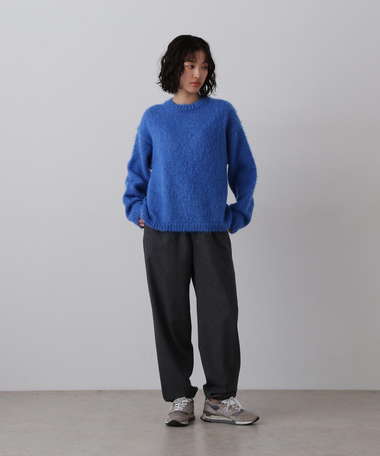 YLEVE イレーヴ ヘリンボーン編みフィッシャーマンオーバーニット 肉厚 YLÈVE / MOHAIR NAPPING KNIT PULL OVER | YLÈVE（イレーヴ） ｜【公式