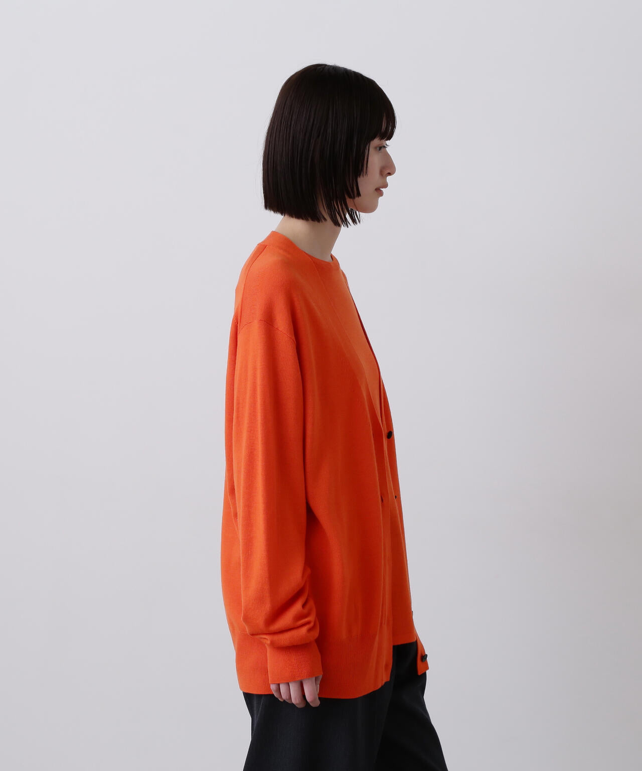 YLÈVE / SUPERFINE 120’S WOOL KNIT CARDIGAN