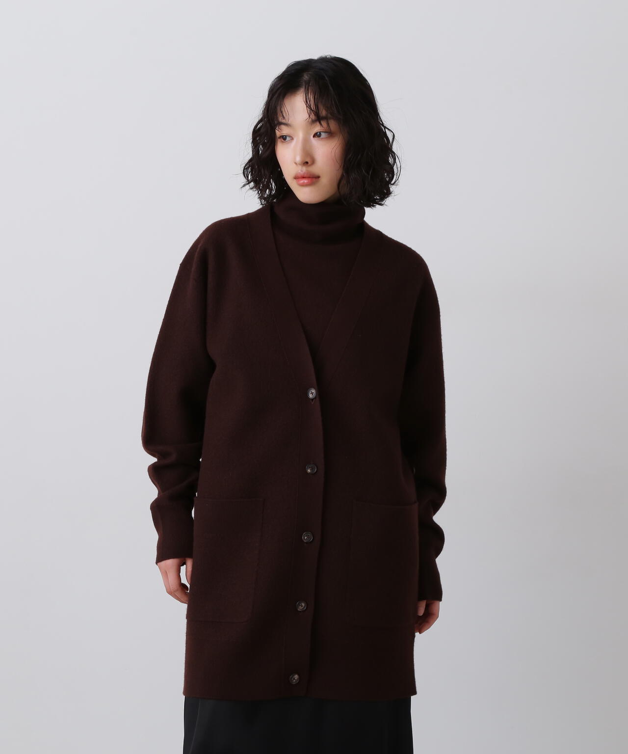 美品★YLEVE｜定価4万 22AW エクストラファインメリノウールニット YLÈVE / ULTARAFINE MERINO WOOL MILLED KNIT CARDIGAN | YLÈVE