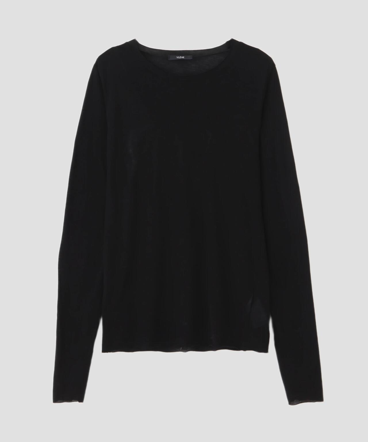 YLÈVE / COTTON SUPER HIGH-TWISTED BIO PULL OVER