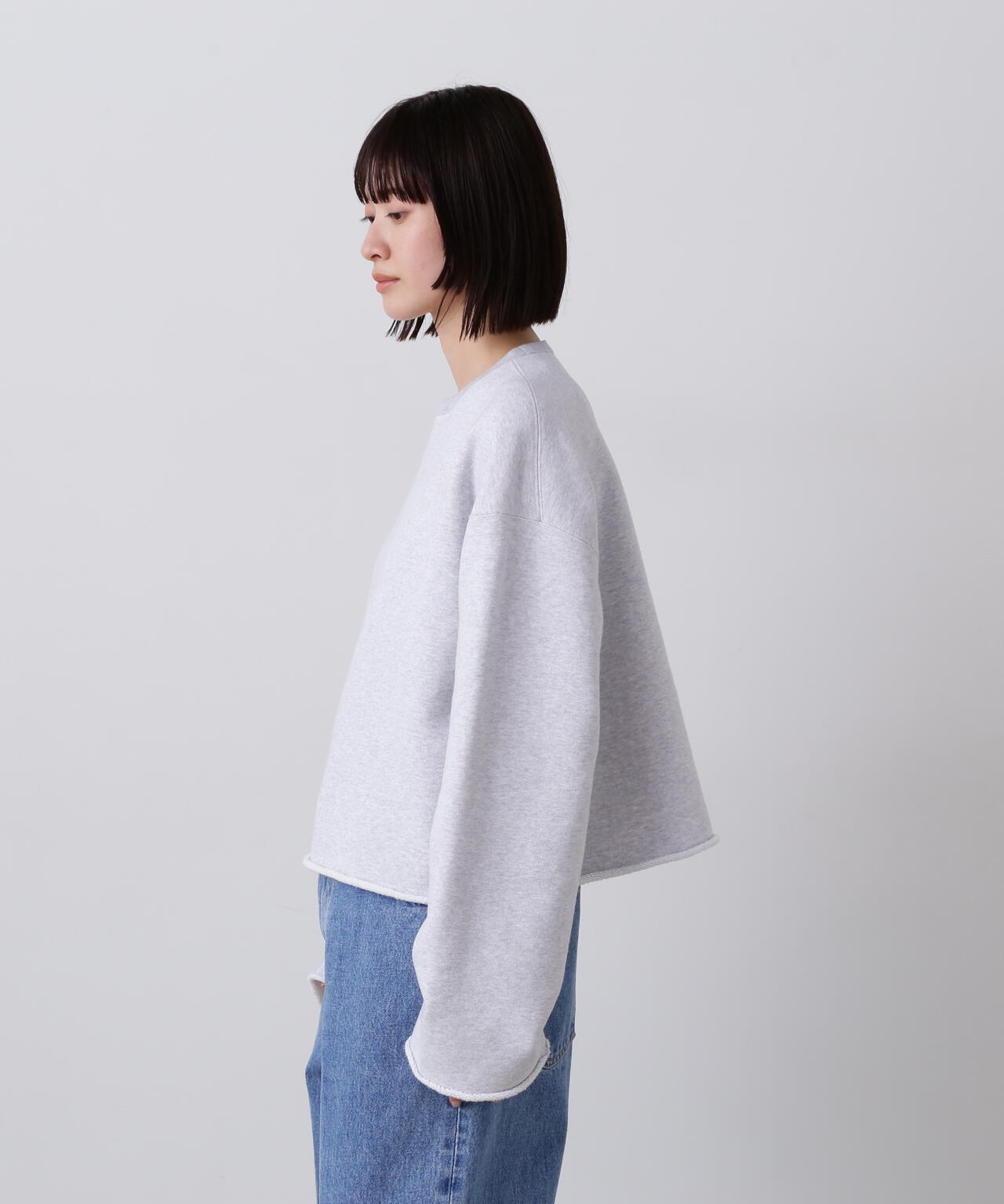 YLÈVE / HEAVY WEIGHT FLEECE BLEACH PULL OVER | YLÈVE（イレーヴ