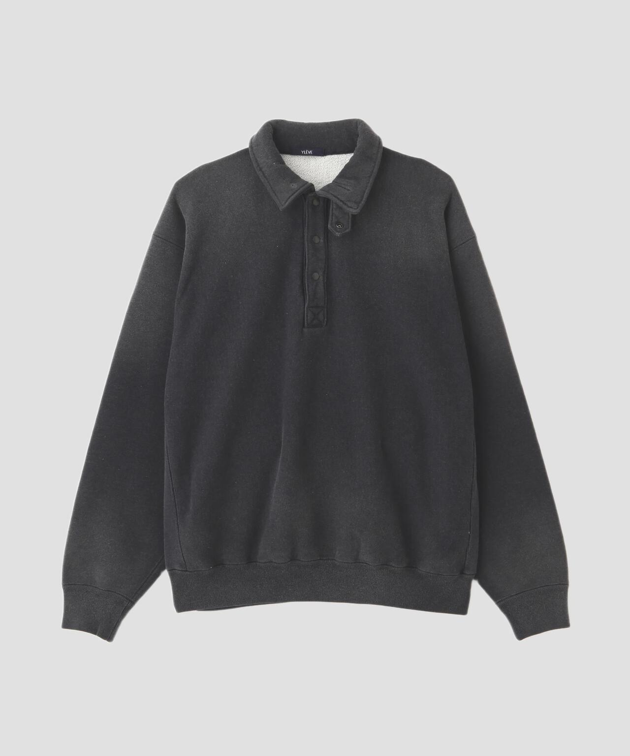 YLÈVE / HEAVY WEIGHT FLEECE BLEACH SNAP PULLOVER | YLÈVE（イレーヴ