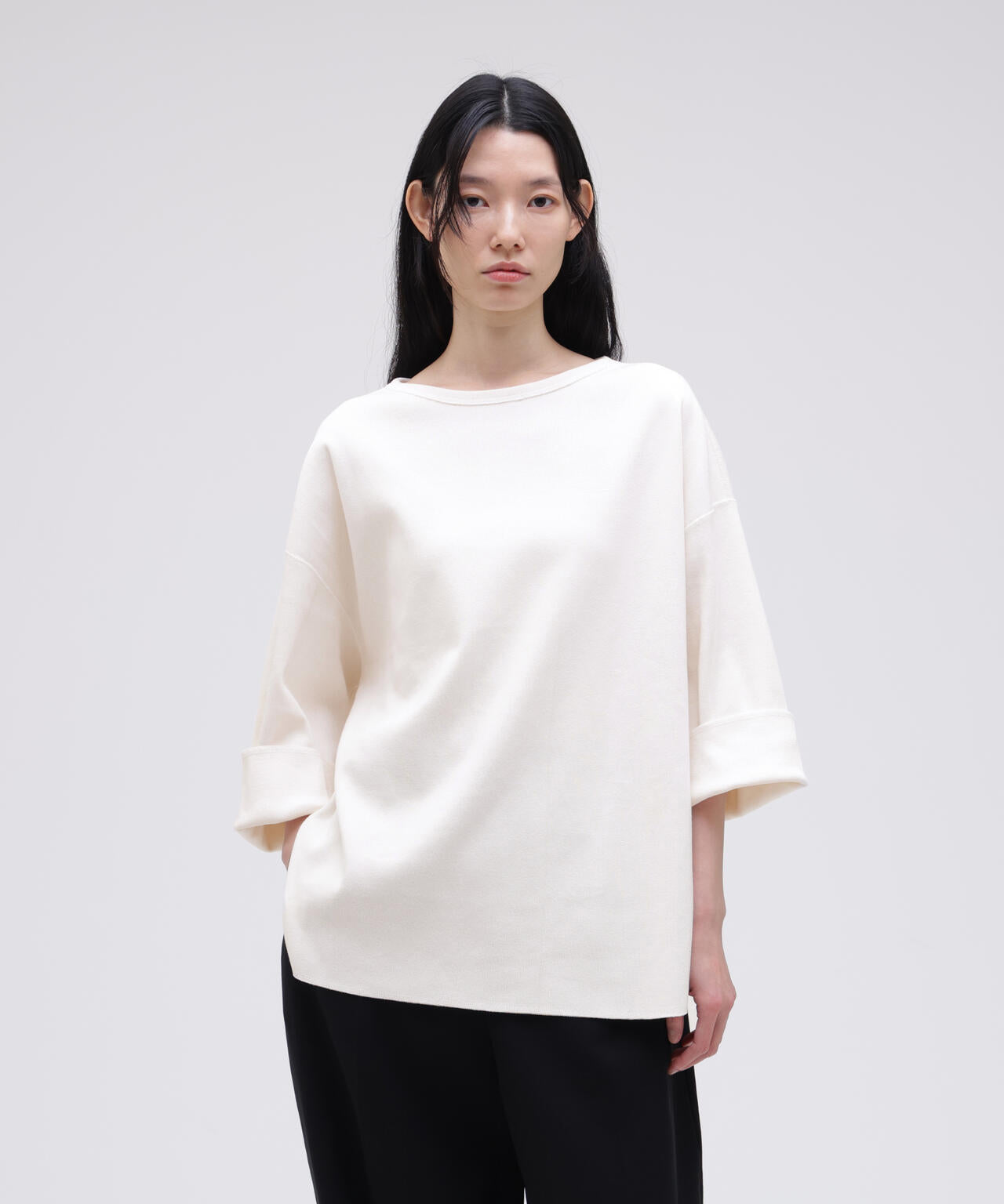 YLEVE / COTTON RIB PULLOVER BIG | YLÈVE（イレーヴ） ｜【公式】通販
