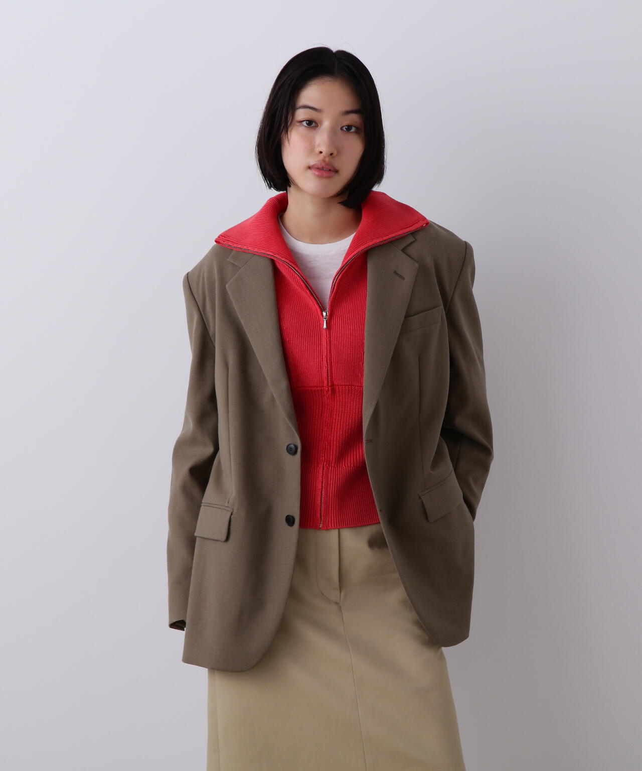 YLEVE / VINTAGE PIGMENTDYE WOOL JACKET | YLÈVE（イレーヴ