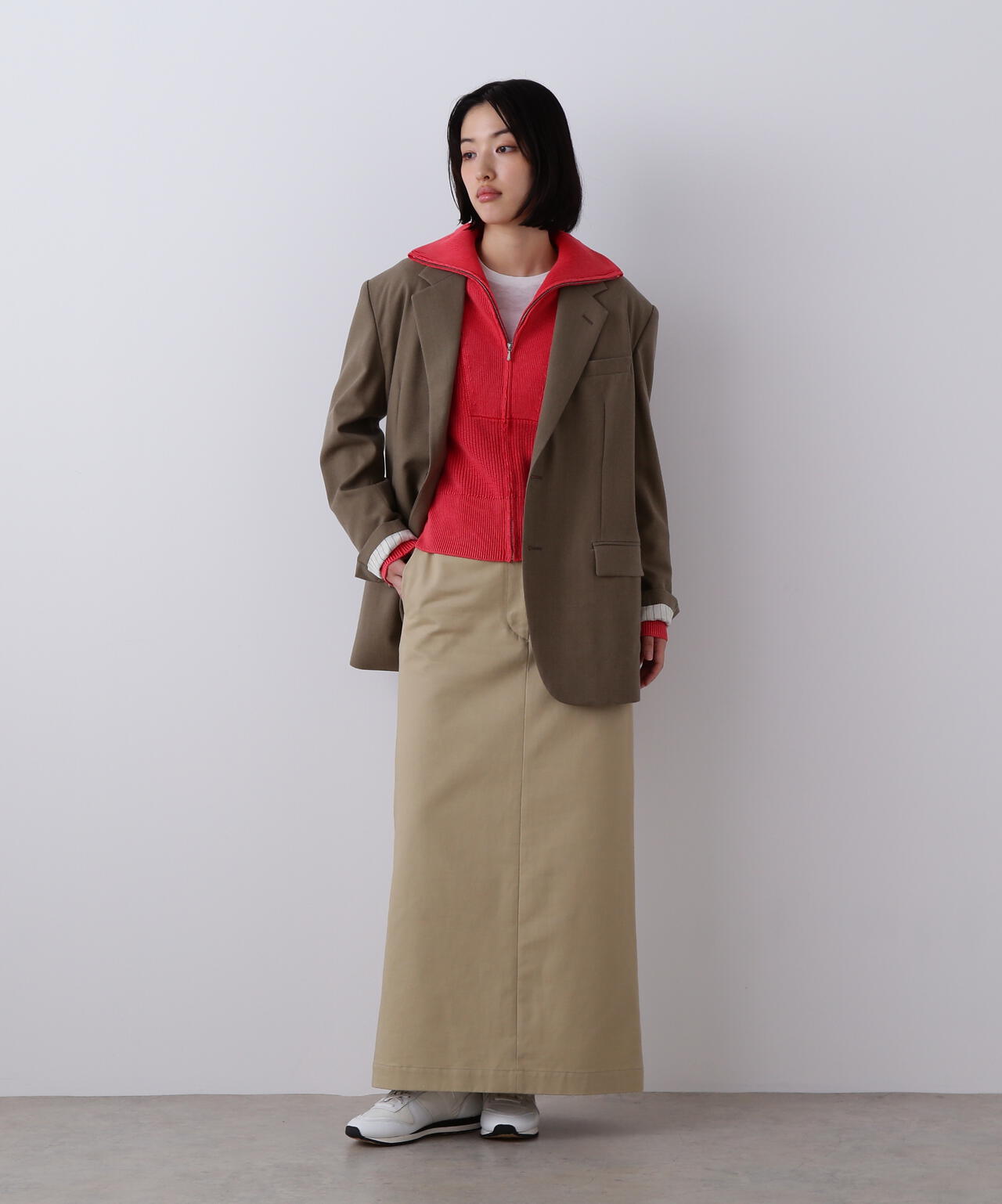 YLEVE / VINTAGE PIGMENTDYE WOOL JACKET