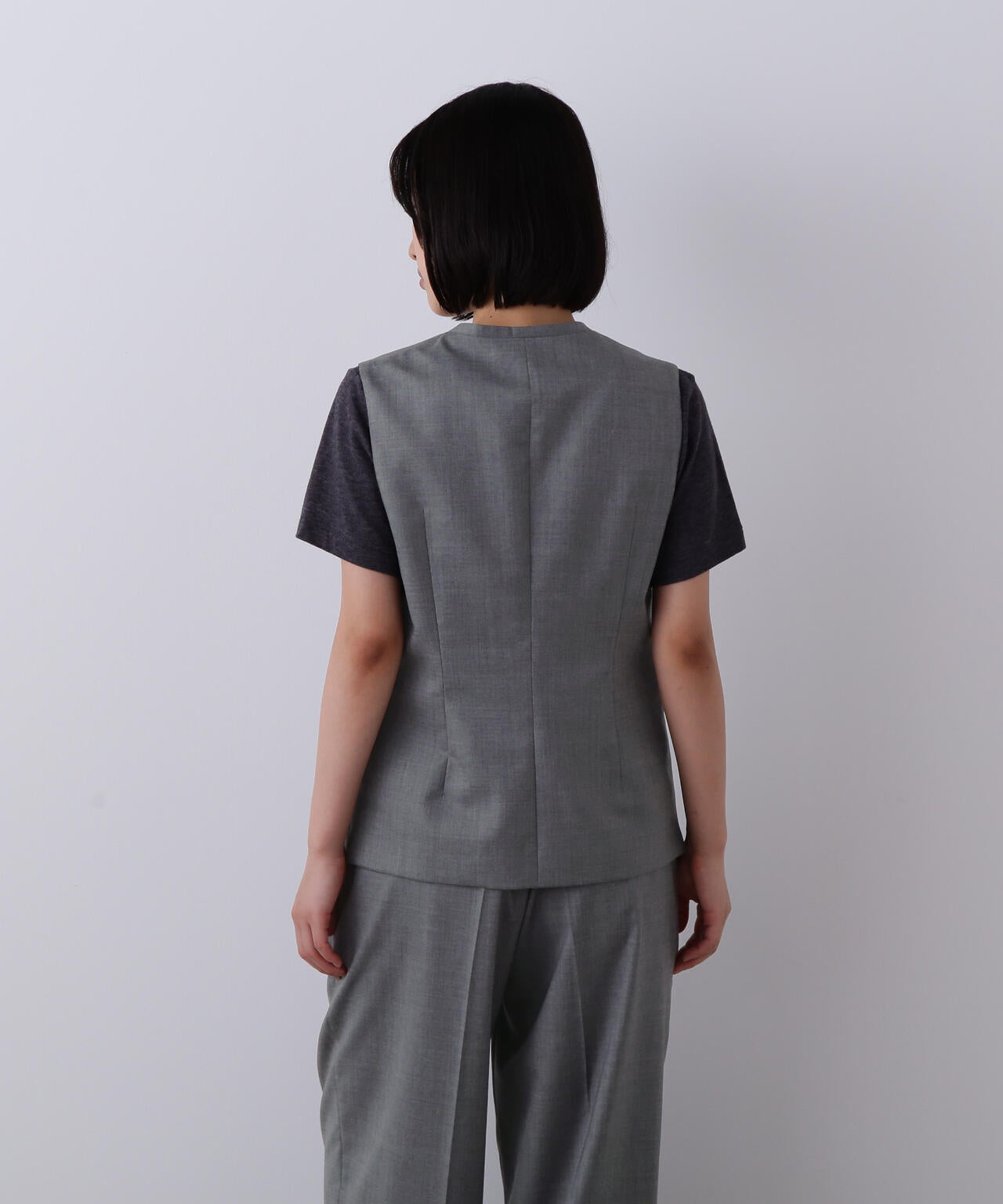 イレーヴ ベスト YLEVE / SUPER120'S CHAMBRAY WOOL VEST | YLÈVE（イレーヴ） ｜【公式