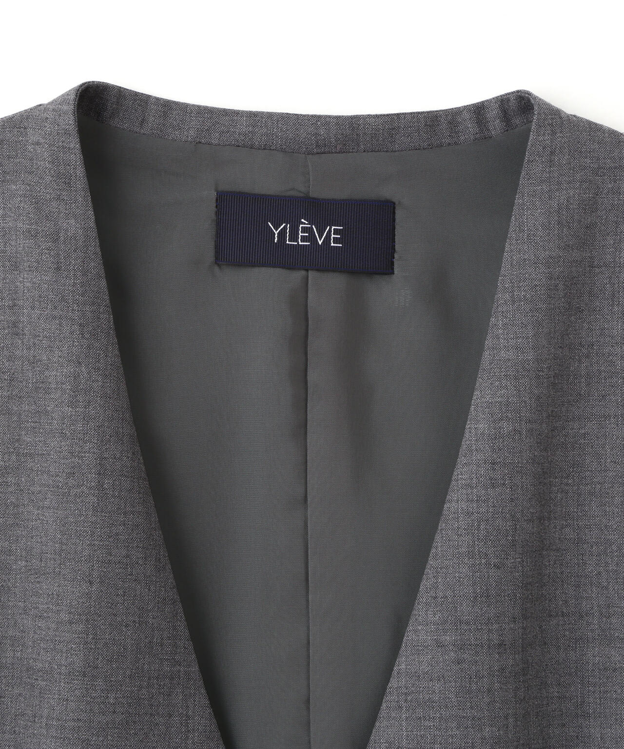 イレーヴ ベスト YLEVE / SUPER120'S CHAMBRAY WOOL VEST | YLÈVE（イレーヴ） ｜【公式