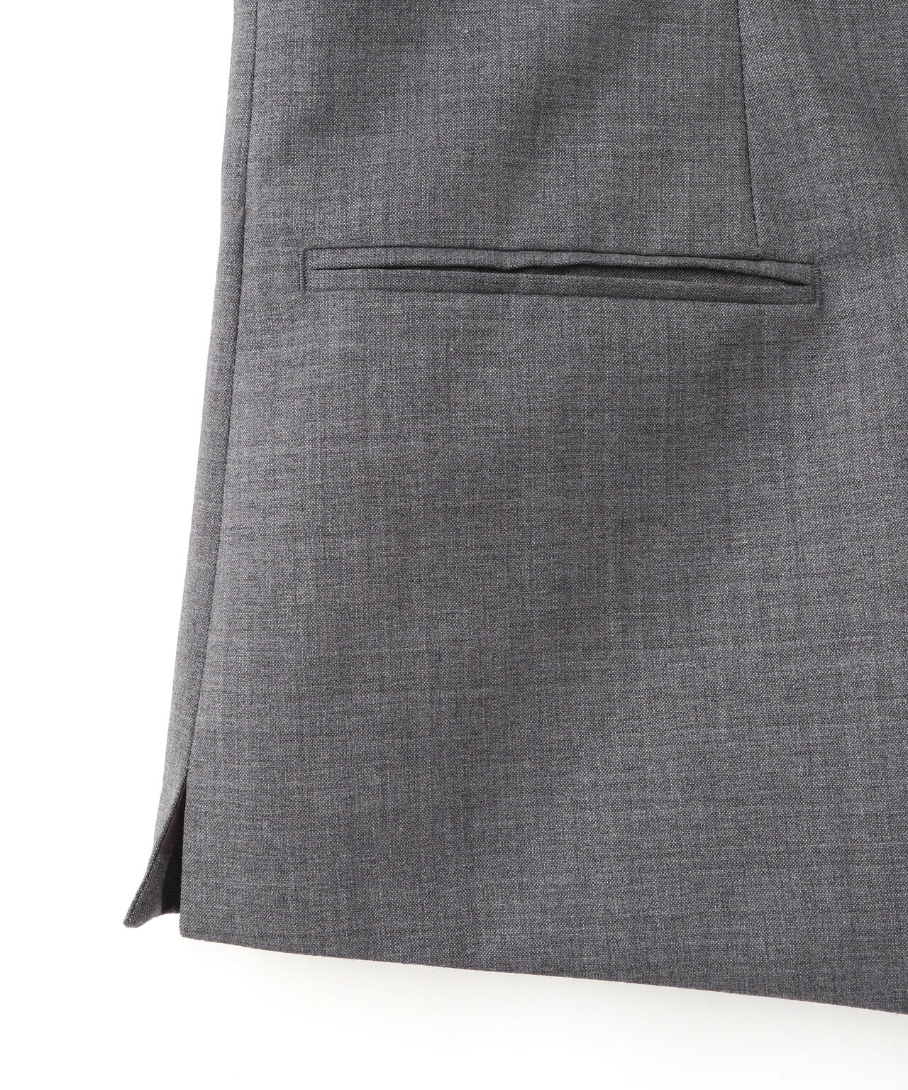 イレーヴ ベスト YLEVE / SUPER120'S CHAMBRAY WOOL VEST | YLÈVE（イレーヴ） ｜【公式