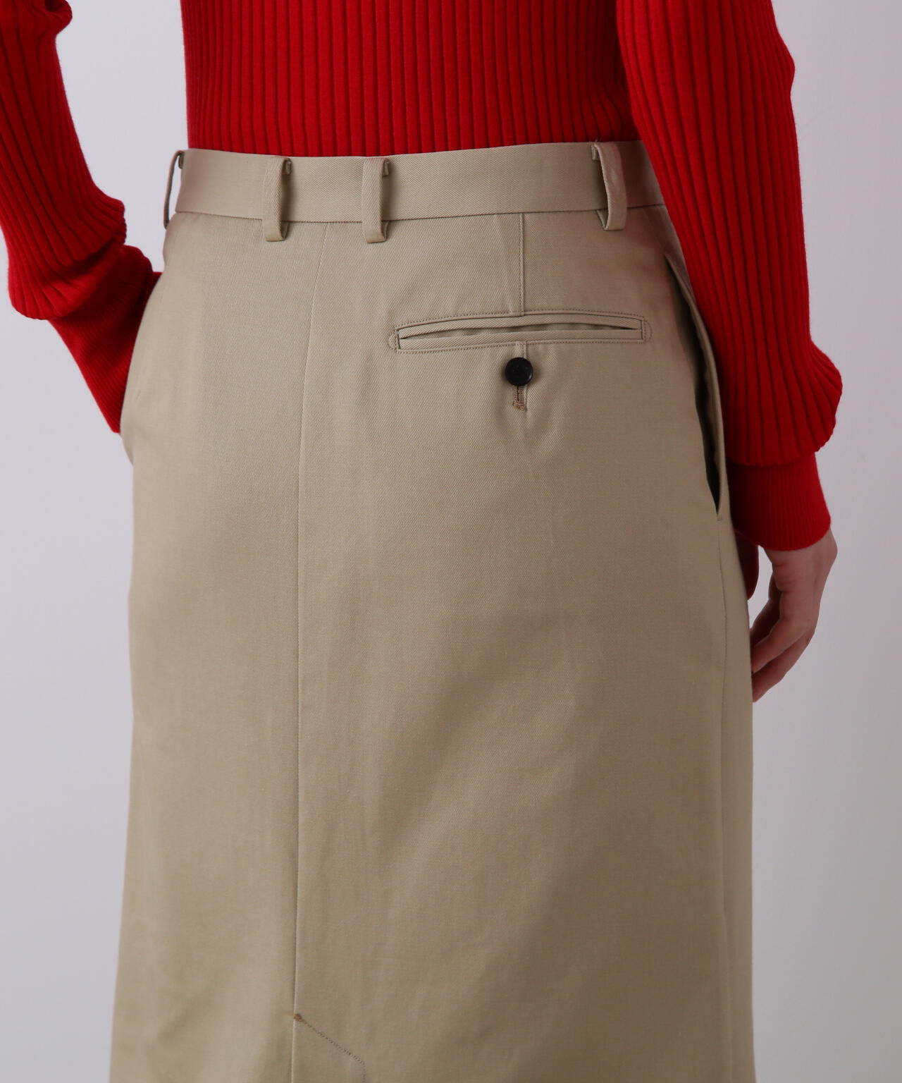 YLEVE / FINX COTTON CHINO SKIRT | YLÈVE（イレーヴ） ｜【公式】通販