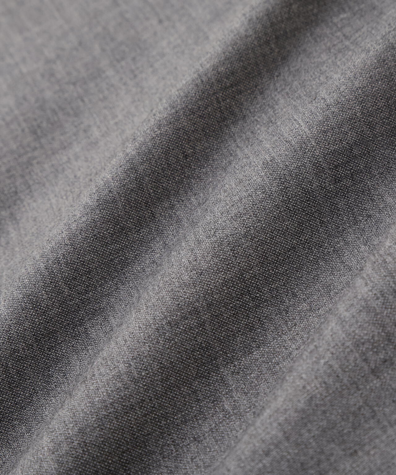 YLEVE / SUPER120'S CHAMBRAY WOOL BIAS SKIRT