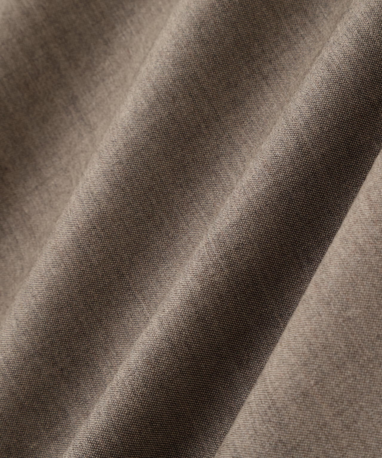 YLEVE / SUPER120'S CHAMBRAY WOOL BIAS SKIRT