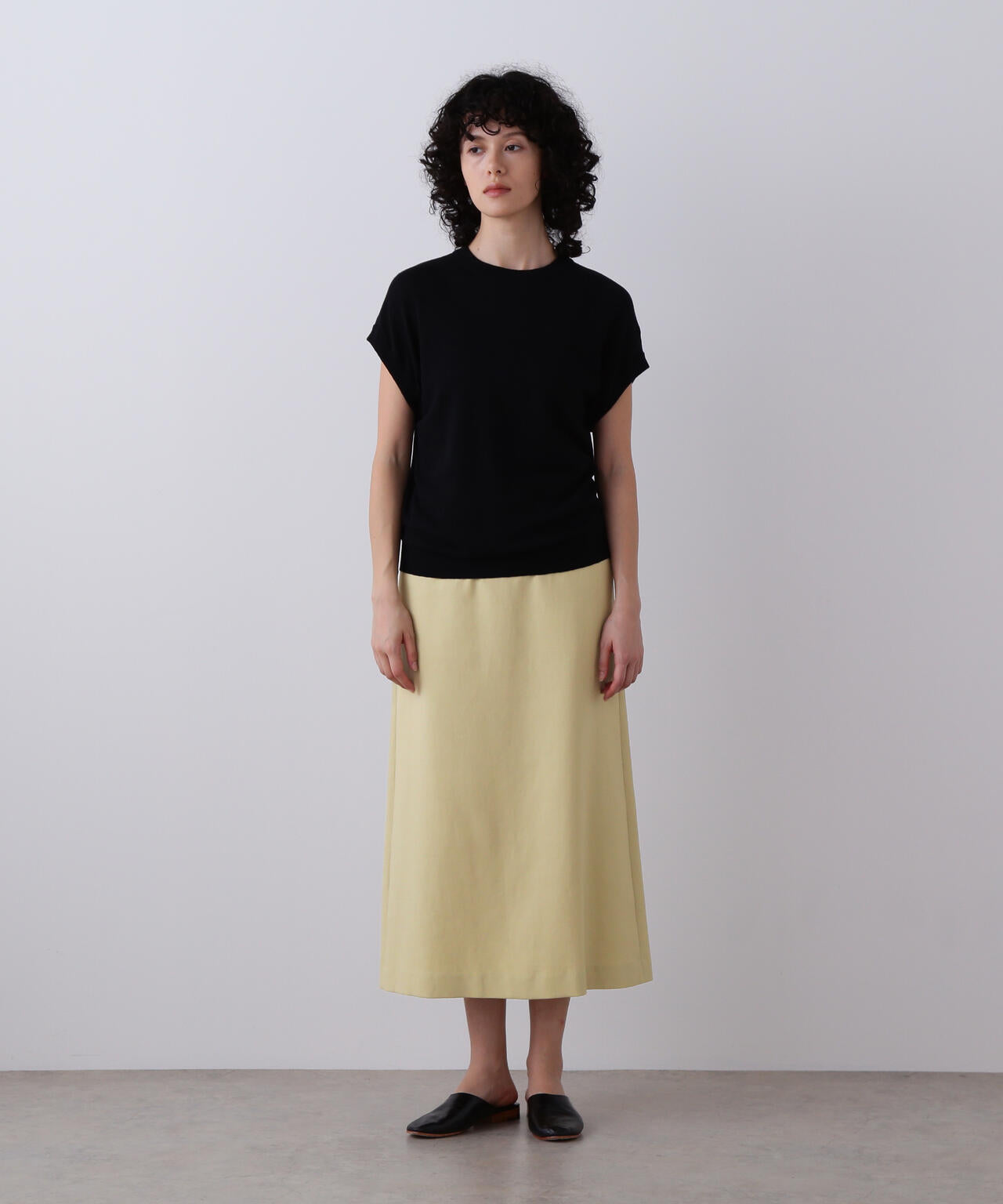 YLEVE / 100/2 GV TWILL DOUBLE WEAVE SKIRT | YLÈVE（イレーヴ