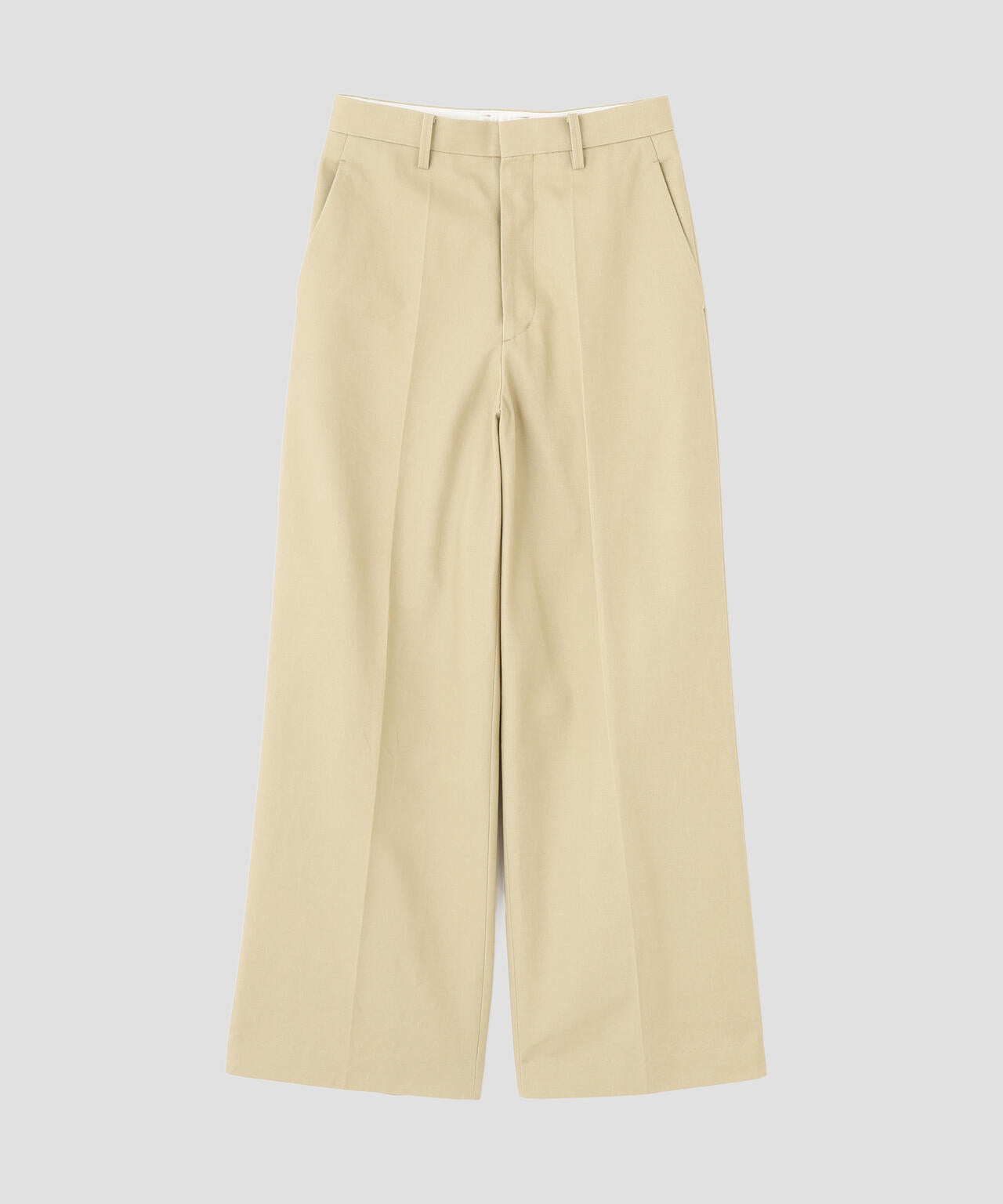 YLÈVE / FINX COTTON CHINO TROUSERS | YLÈVE（イレーヴ） ｜【公式