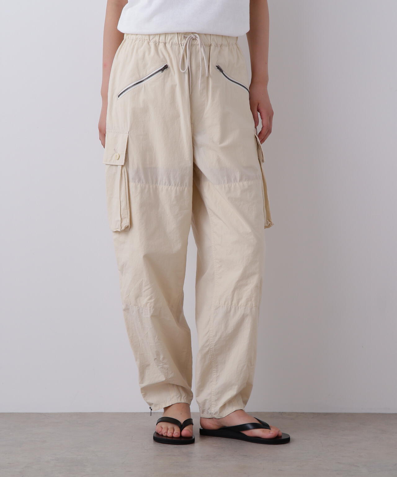 YLEVE / HIGH DENSITY TYPEWRITER COTTON CARGO PANTS | YLÈVE