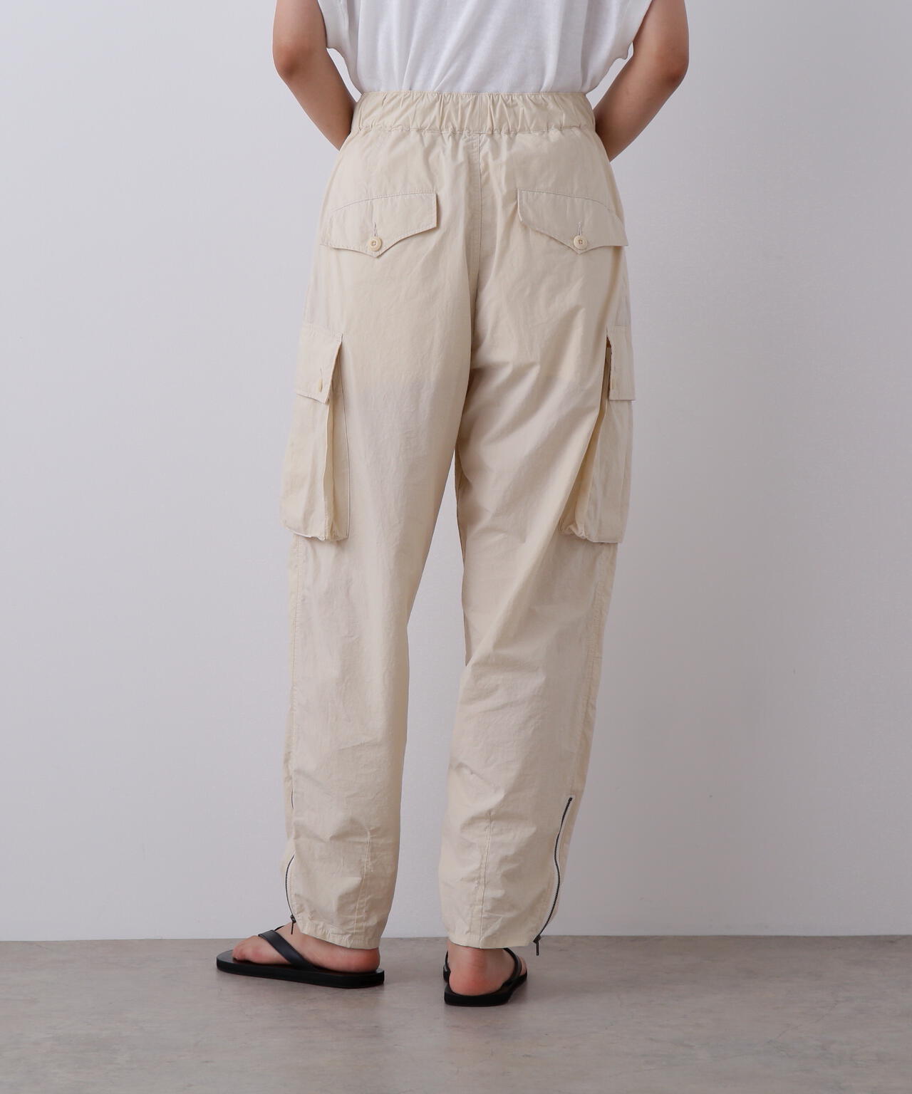 YLEVE / HIGH DENSITY TYPEWRITER COTTON CARGO PANTS
