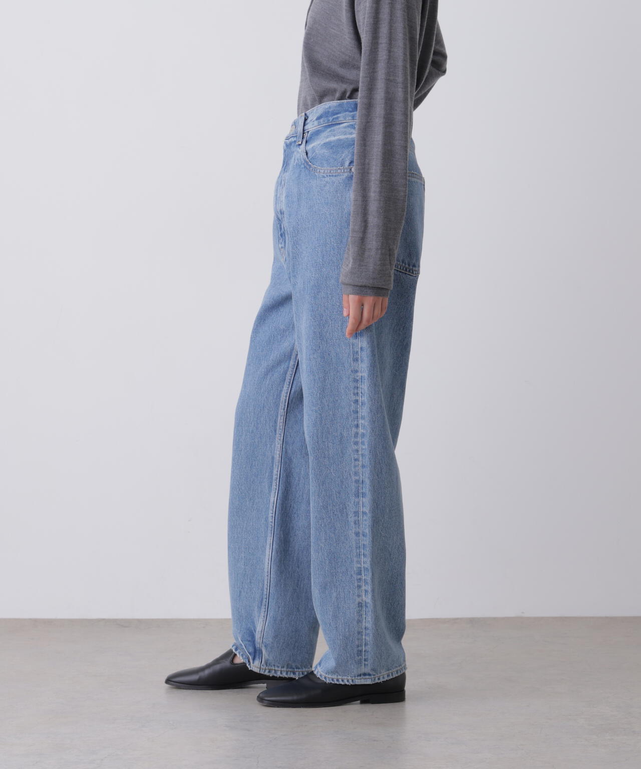 24年　YLEVE イレーブ　デニムパンツ　size4 YLEVE / 13.5oz DENIM BAGGY | YLÈVE（イレーヴ） ｜【公式】通販mix