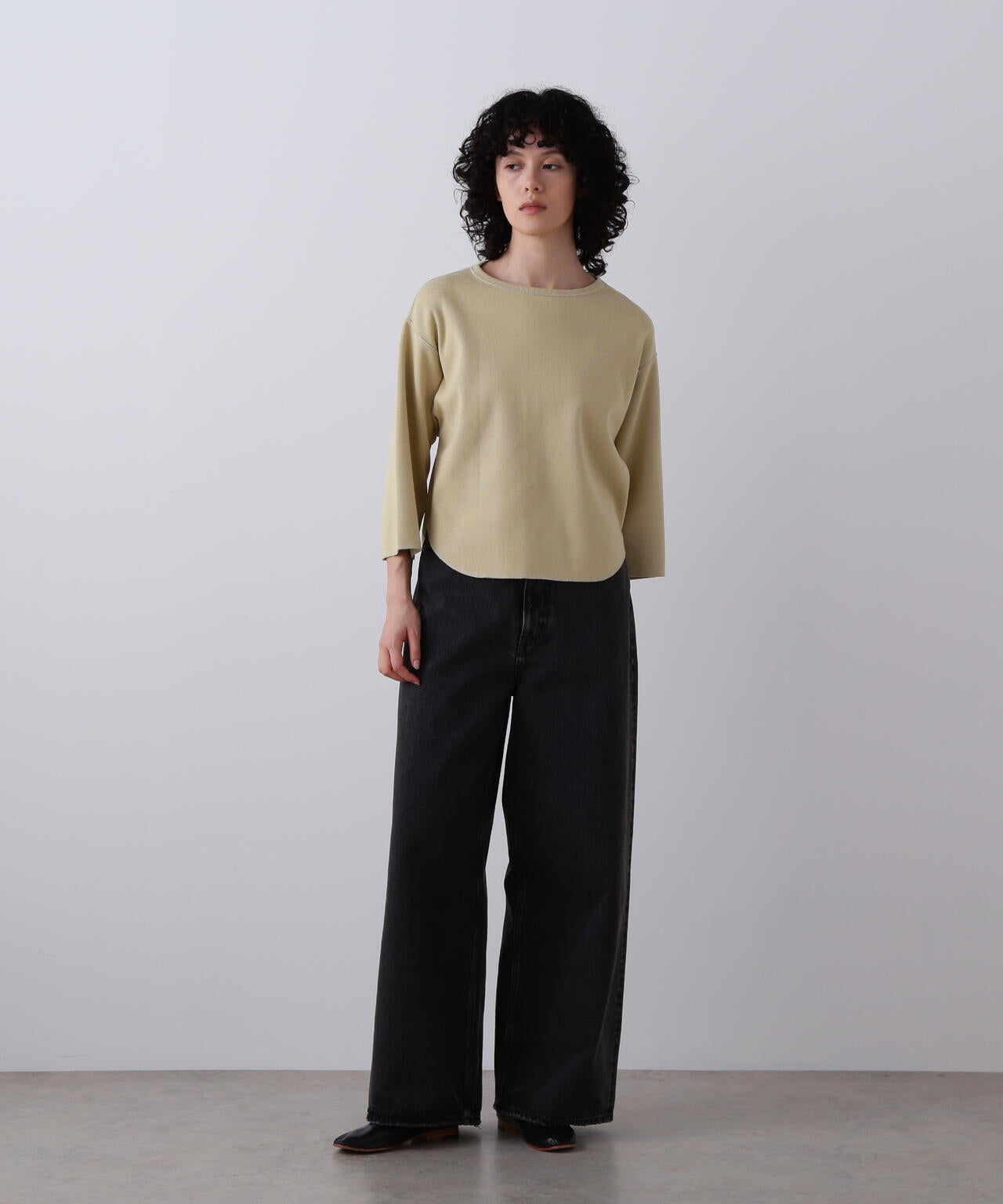 YLEVE / 13.5oz DENIM HIGH WAIST WIDE | YLÈVE（イレーヴ） ｜【公式