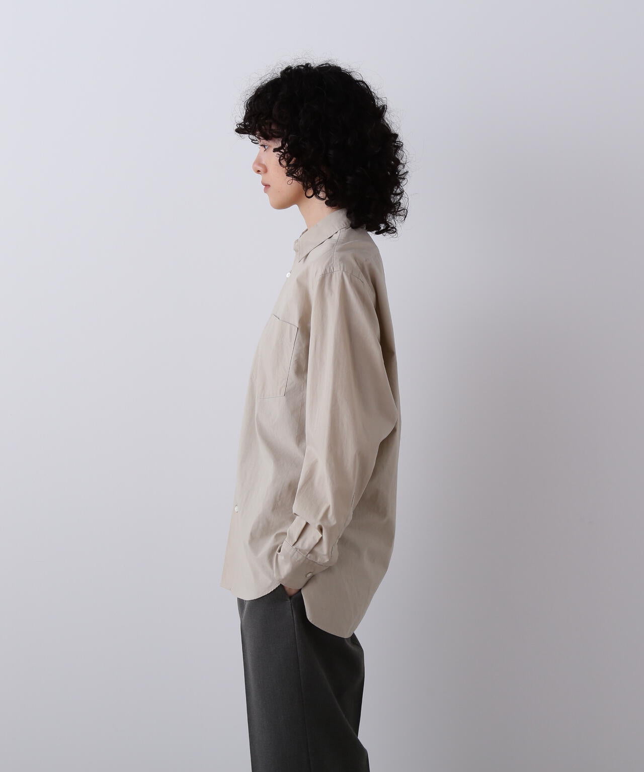 YLÈVE / COTTON SILK TYPEWRITER SHIRT
