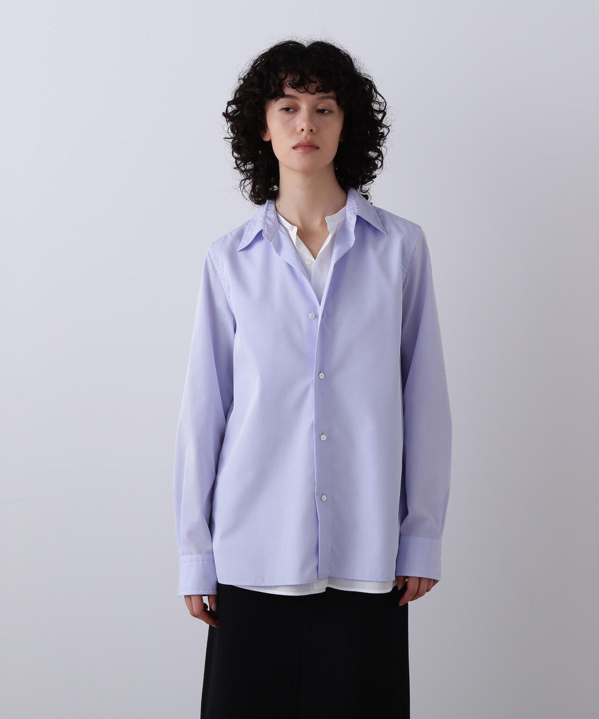 YLEVE / COTTON BROAD CLOTH LAYERED SHIRT | YLÈVE（イレーヴ 
