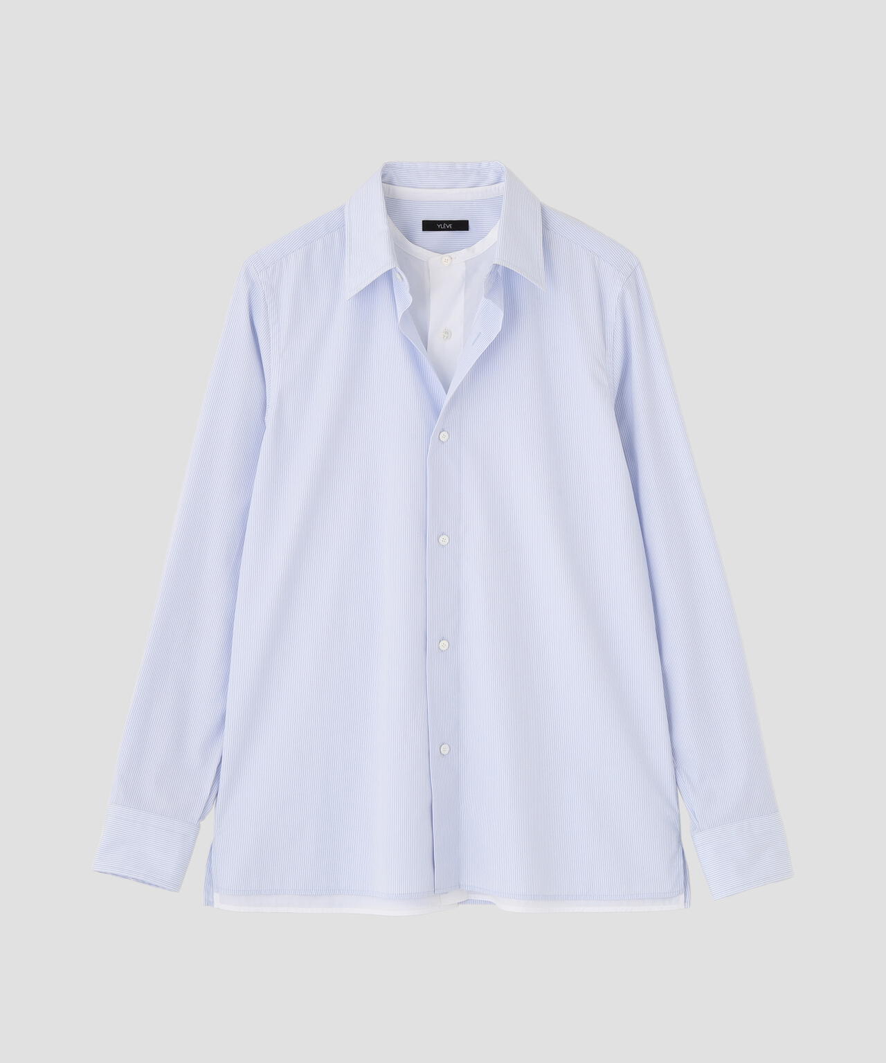 YLEVE / COTTON BROAD CLOTH LAYERED SHIRT | YLÈVE（イレーヴ