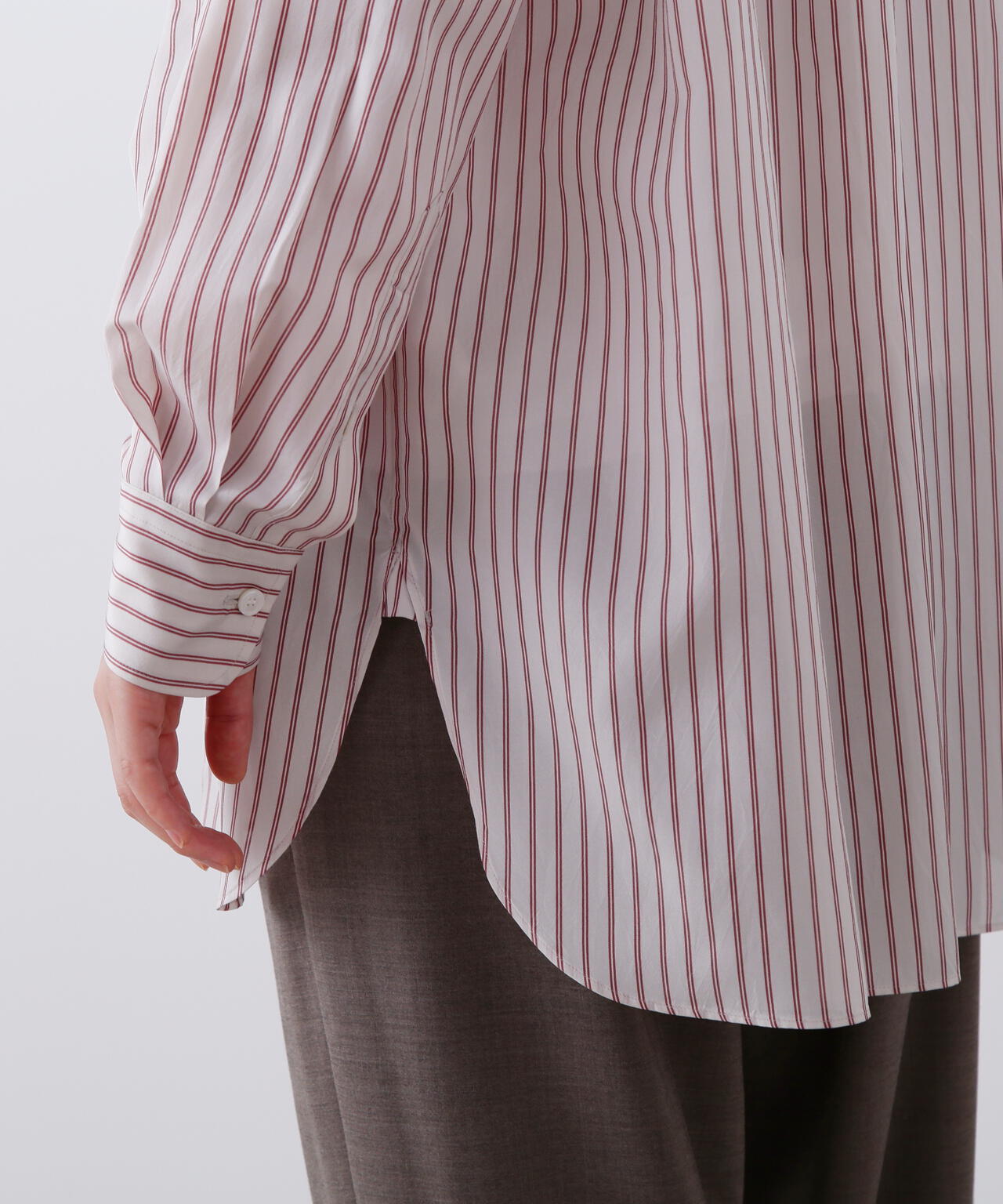 YLEVE / ACETATE CUPRA STRIPE SHIRT | YLÈVE（イレーヴ） ｜【公式