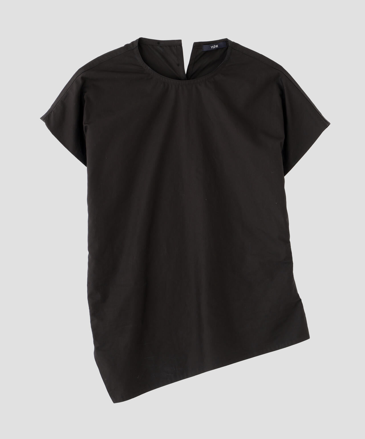YLEVE / FINX COTTON WEATHER ASYMMETRY PULLOVER SHIRT | YLÈVE