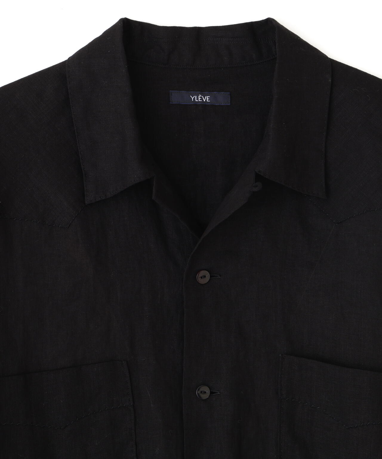 YLEVE / COTTON RAMIE VOILE HAND STITCH SHIRT | YLÈVE（イレーヴ
