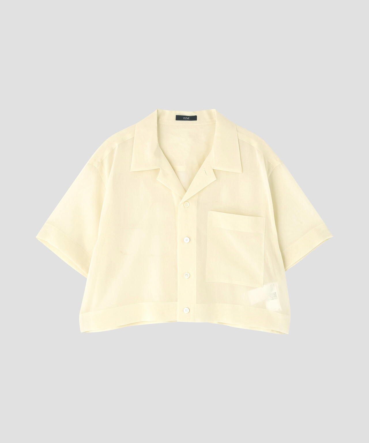YLEVE / COTTON VOILE LAWN SHORT SLEEVE SHIRT | YLÈVE（イレーヴ