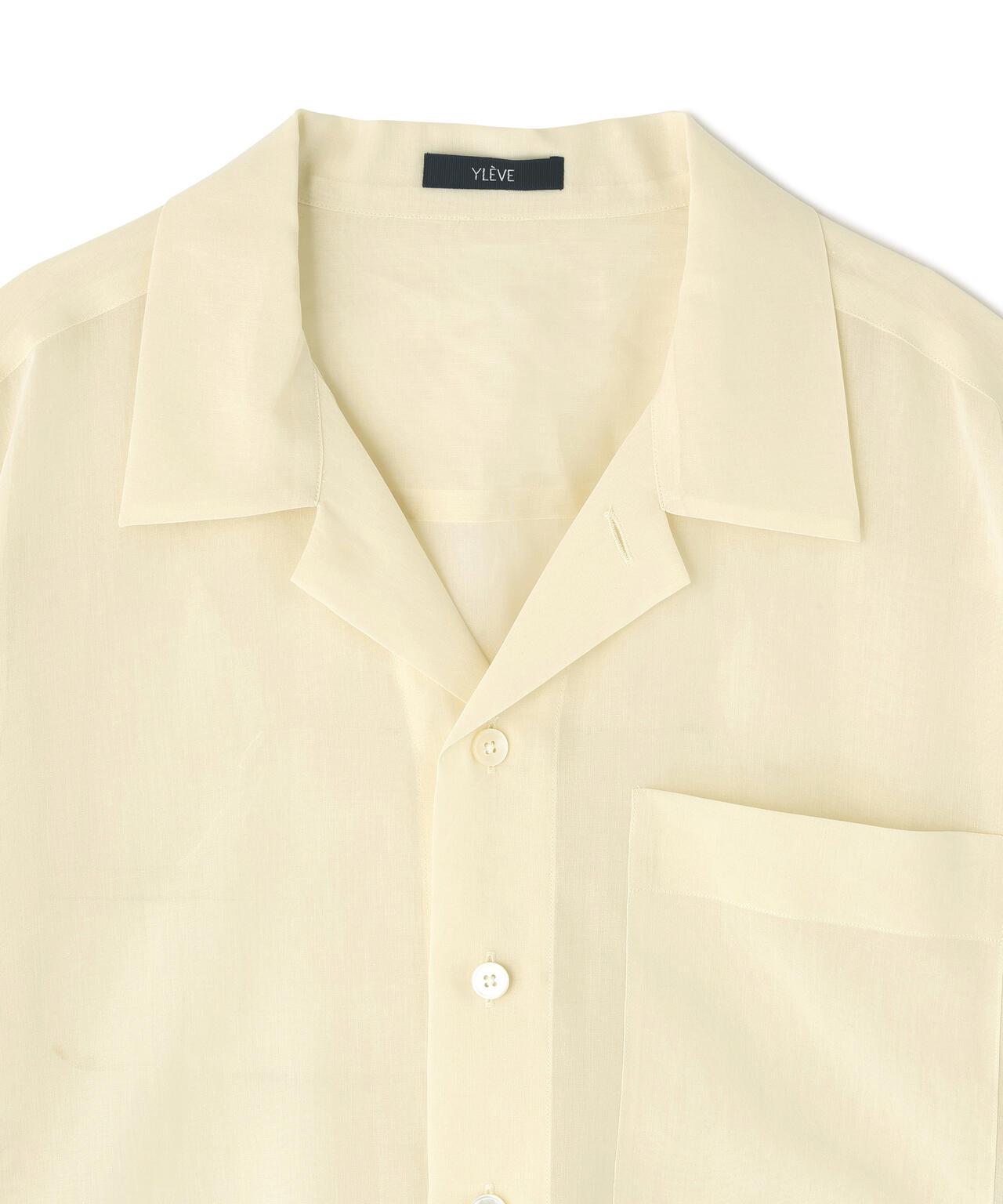 YLEVE / COTTON VOILE LAWN SHORT SLEEVE SHIRT | YLÈVE（イレーヴ