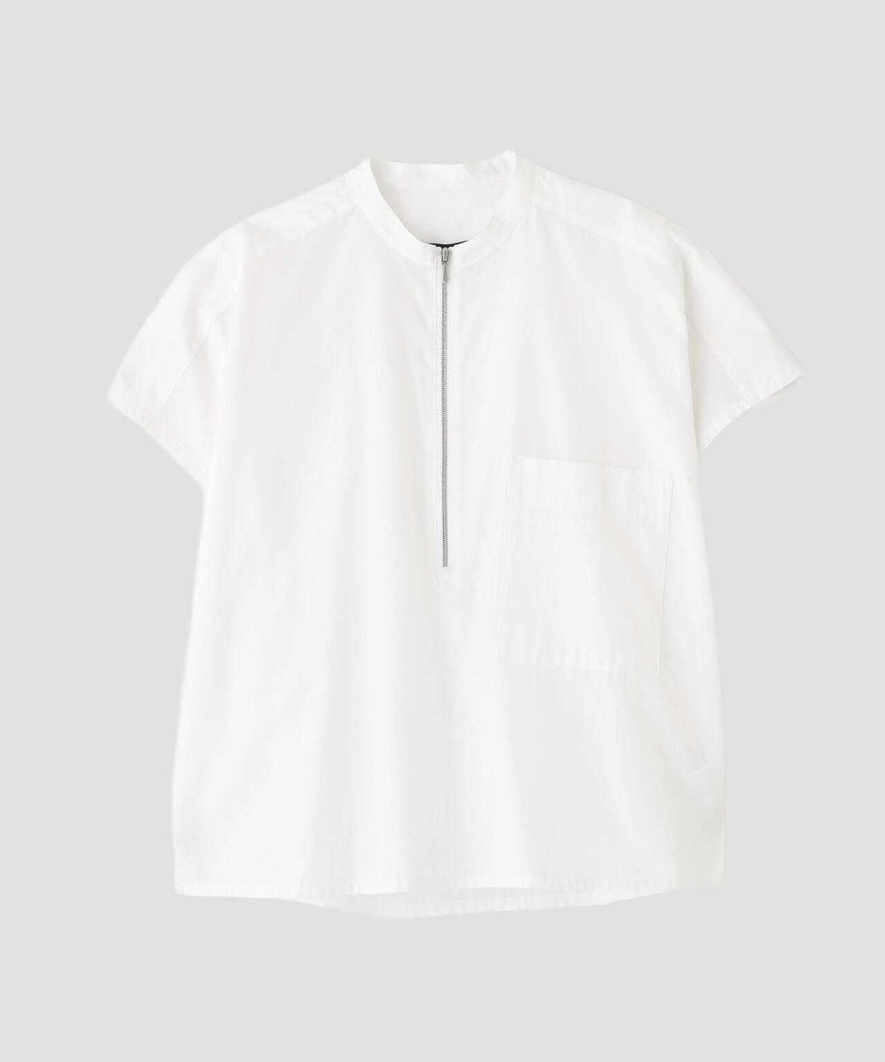 YLEVE / COTTON CUPRA HALF ZIP SHIRT | YLÈVE（イレーヴ） ｜【公式