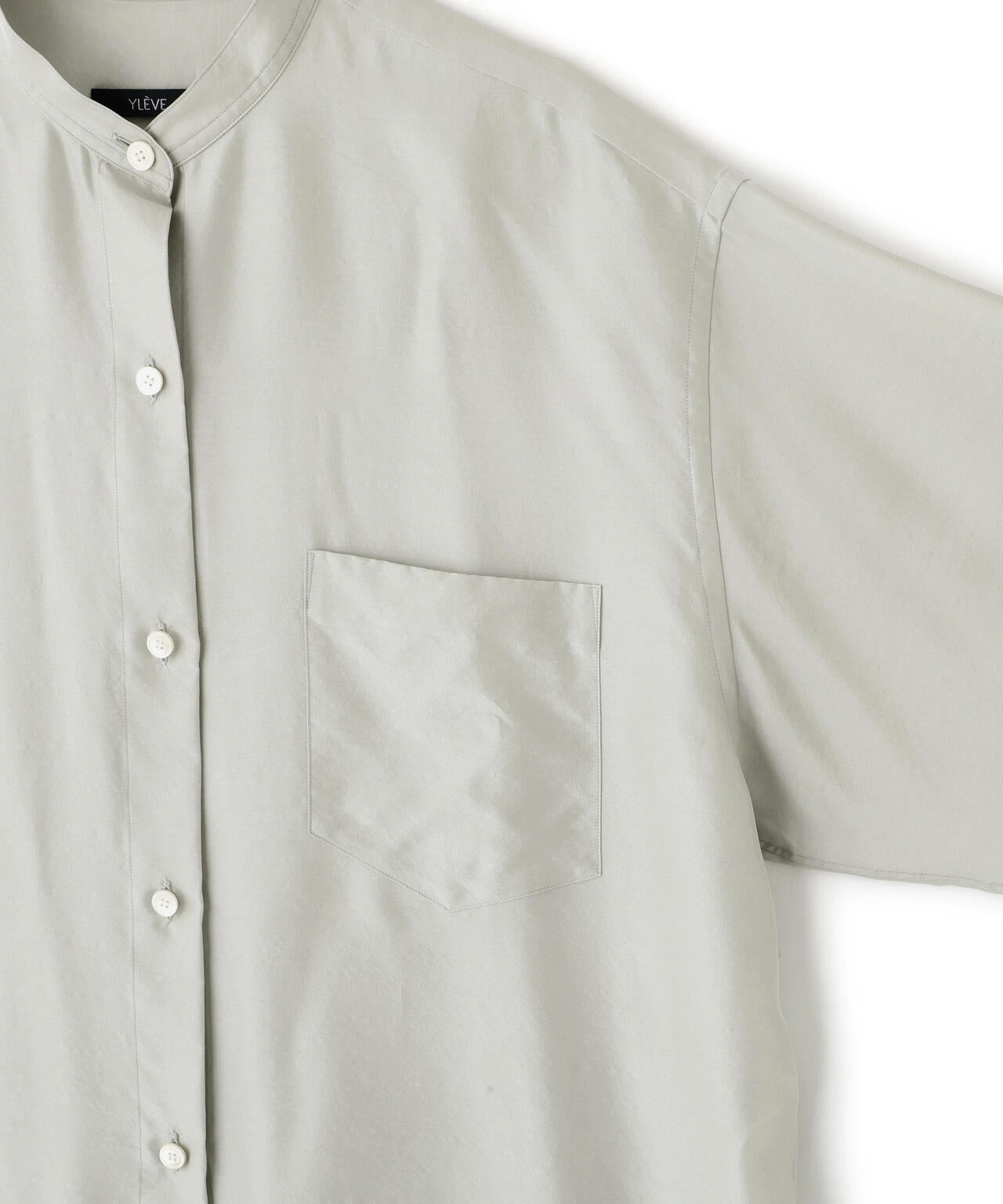 YLEVE / SILK HABUTAE SHORT SLEEVE SHIRT | YLÈVE（イレーヴ