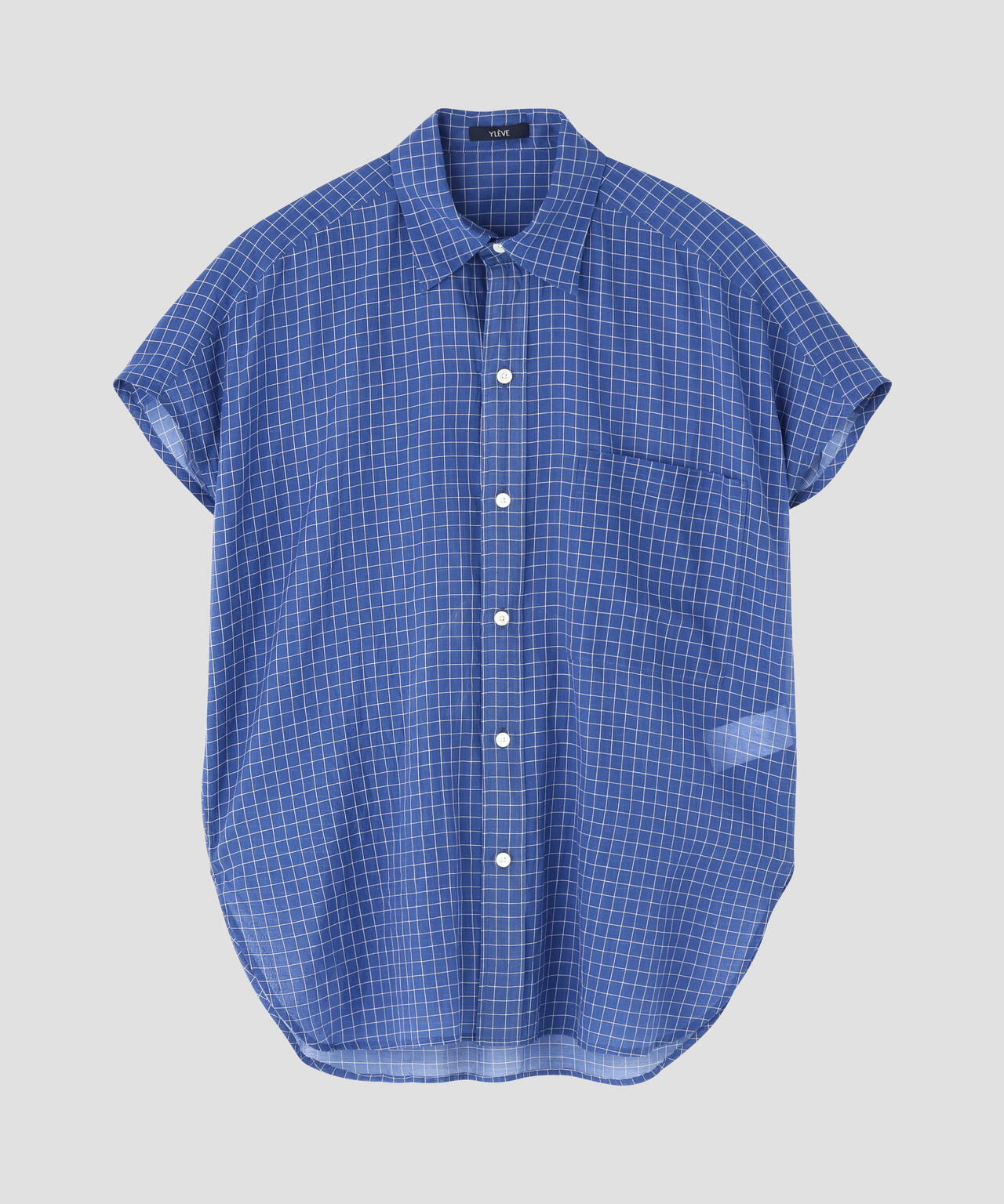 YLEVE / COTTON SILK CHECK SHIRT | YLÈVE（イレーヴ） ｜【公式】通販