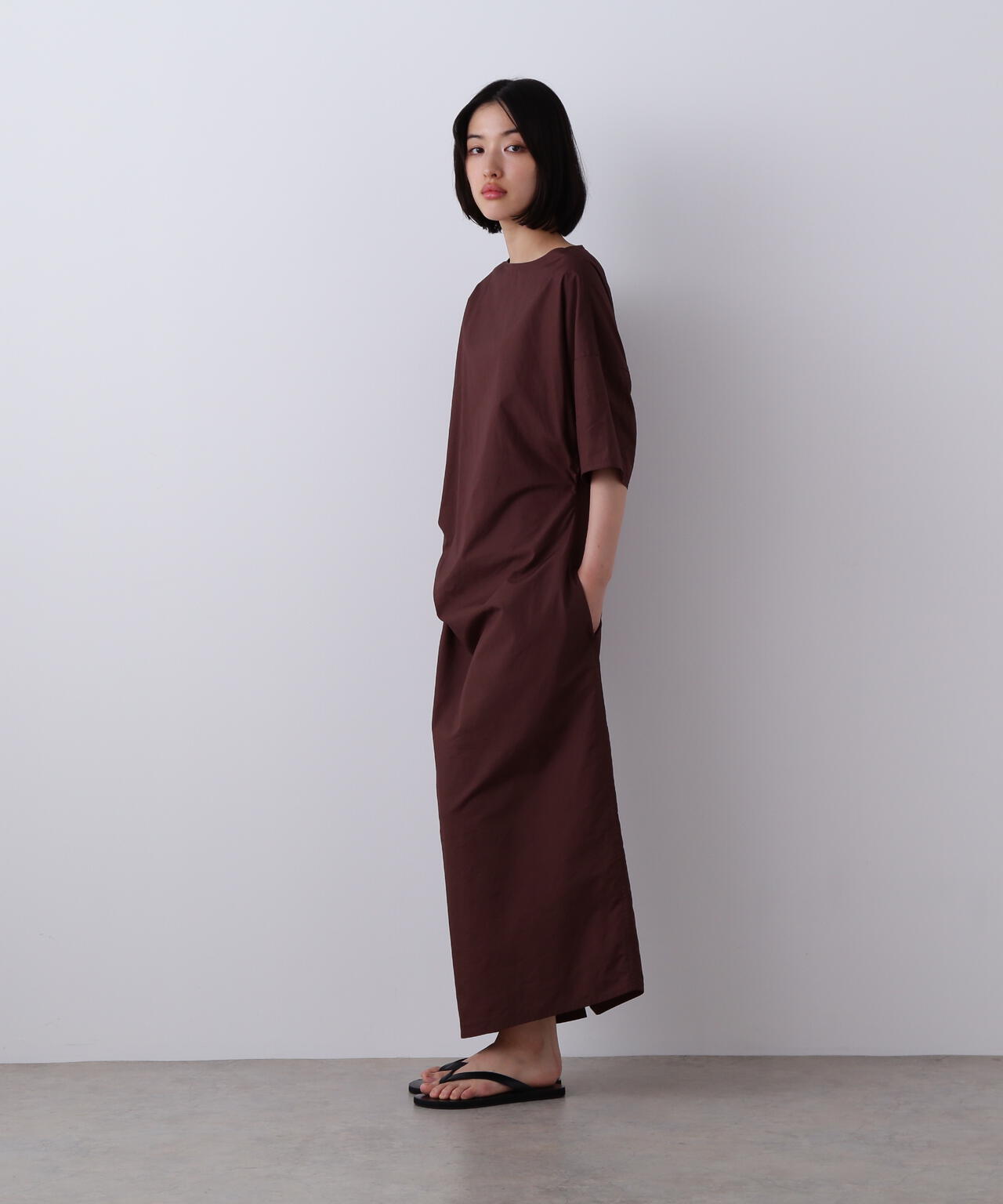 YLEVE / FINX COTTON WEATHER ASYMMETRY ONE PIECE | YLÈVE（イレーヴ